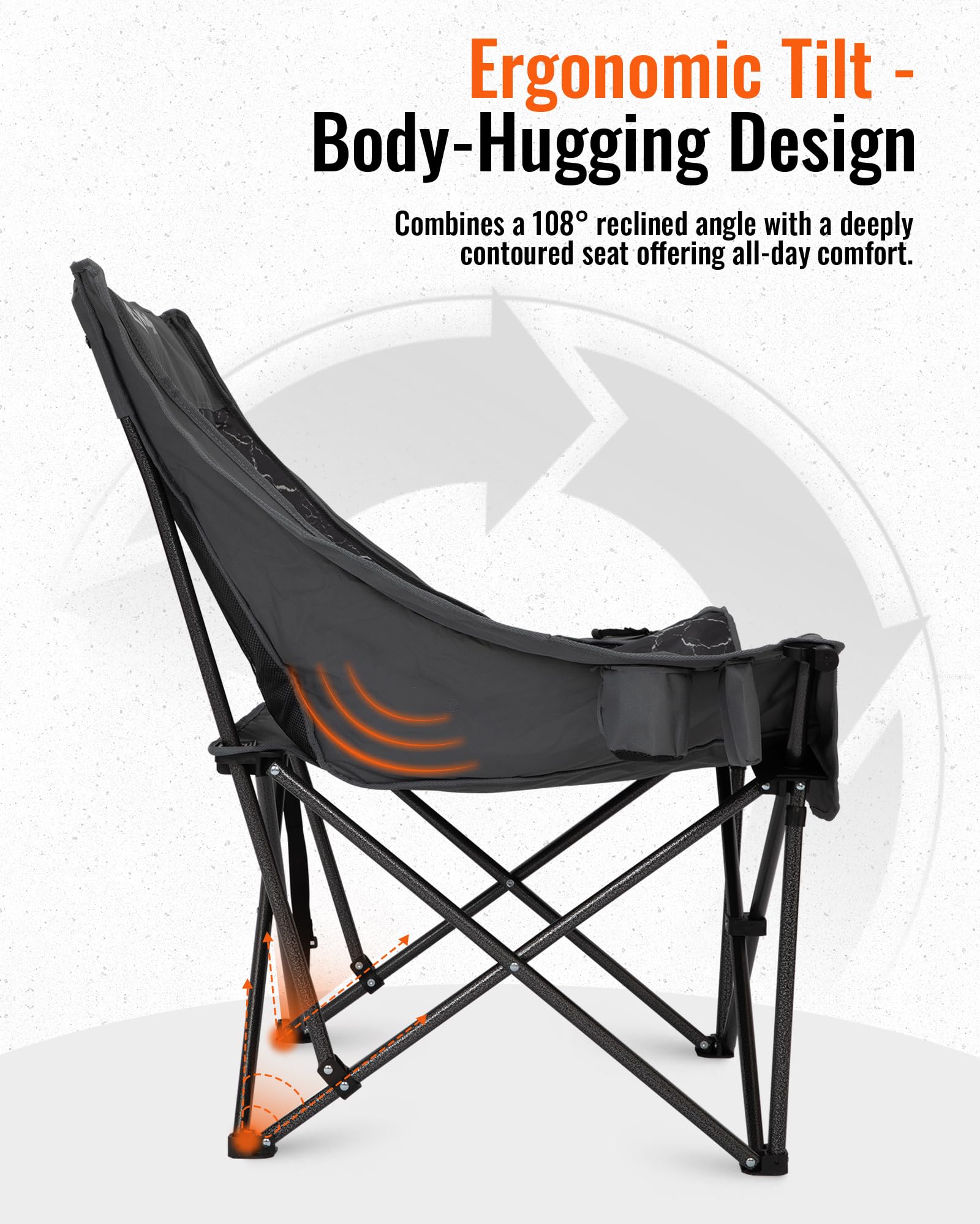 kingcamp-volcapetra-oversized-padded-camping-sofa image 3