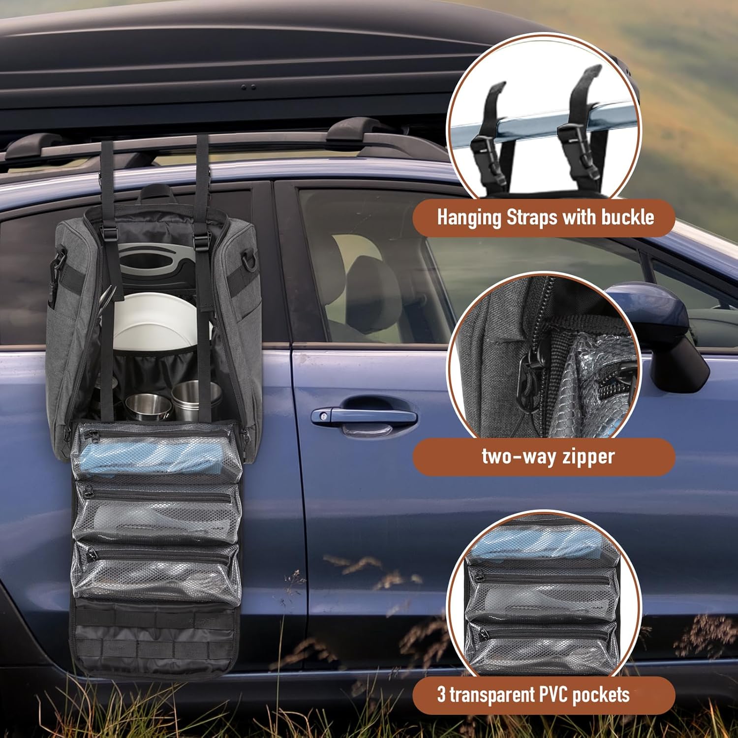 kingcamp-camping-cooking-utensils-bag-3-carrying-methods-durable-multi-pocket image 5