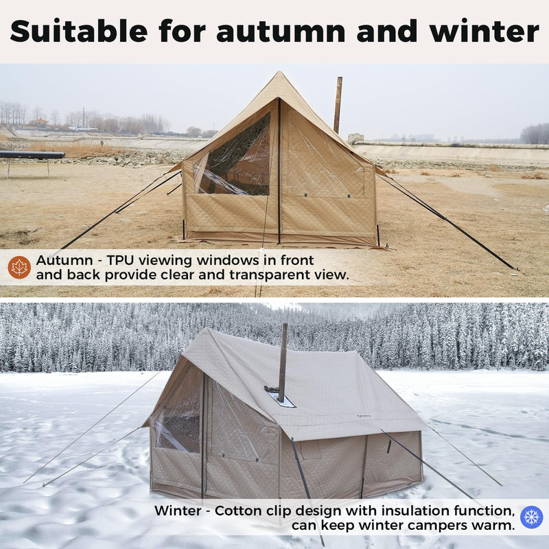 kingcamp-mountain-in-c4-insulated-quilted-cabin-tent image 4