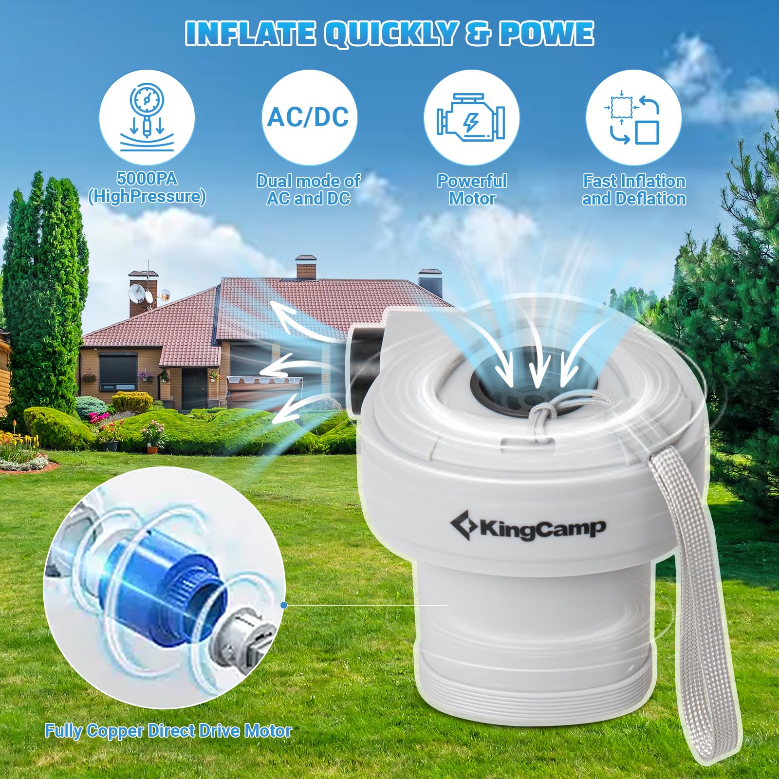 kingcamp-wild-triangle-portable-air-pump-high-speed-inflator-for-air-mattresses- image 7