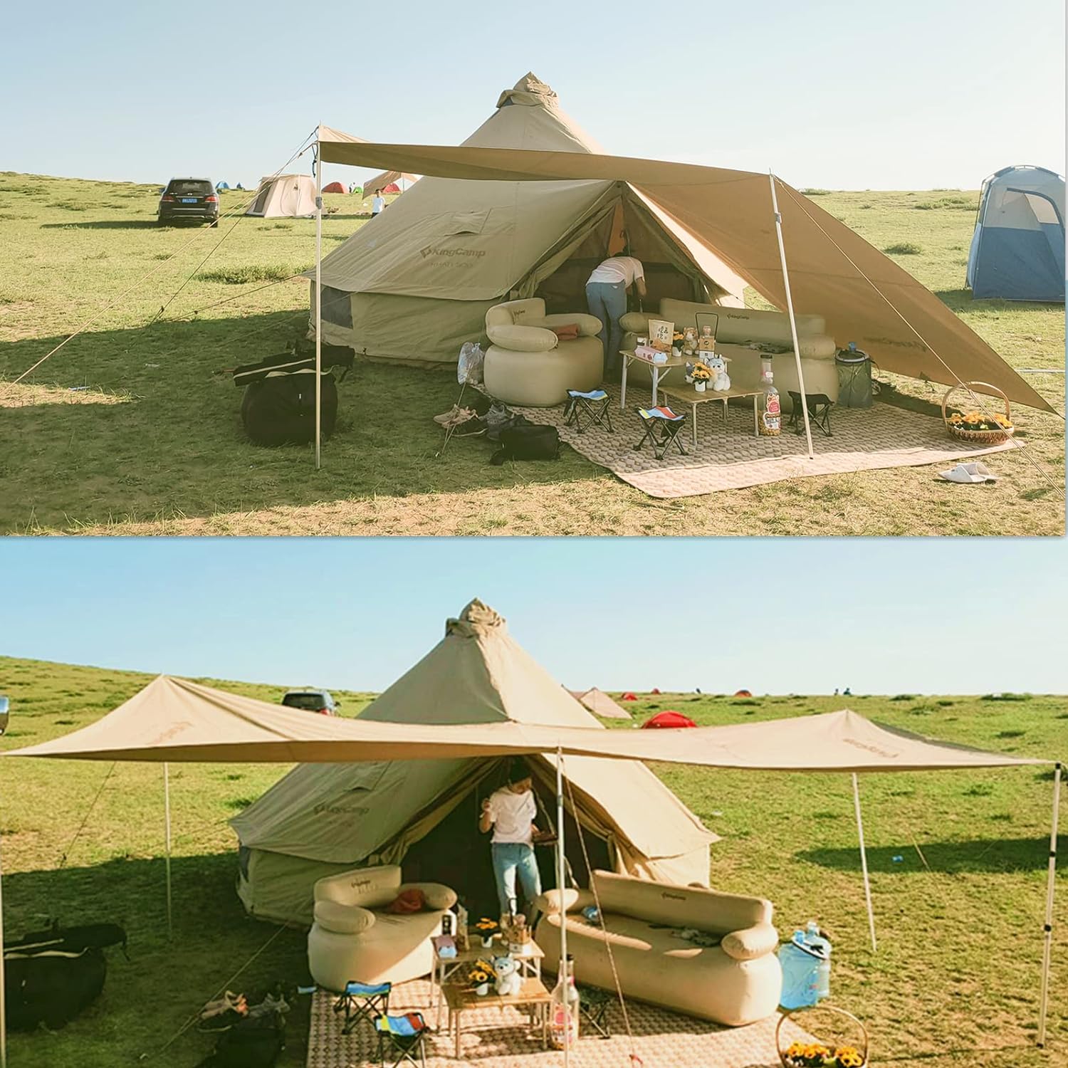 kingcamp-khan-plus-camping-tent-tarp-shelter image 2