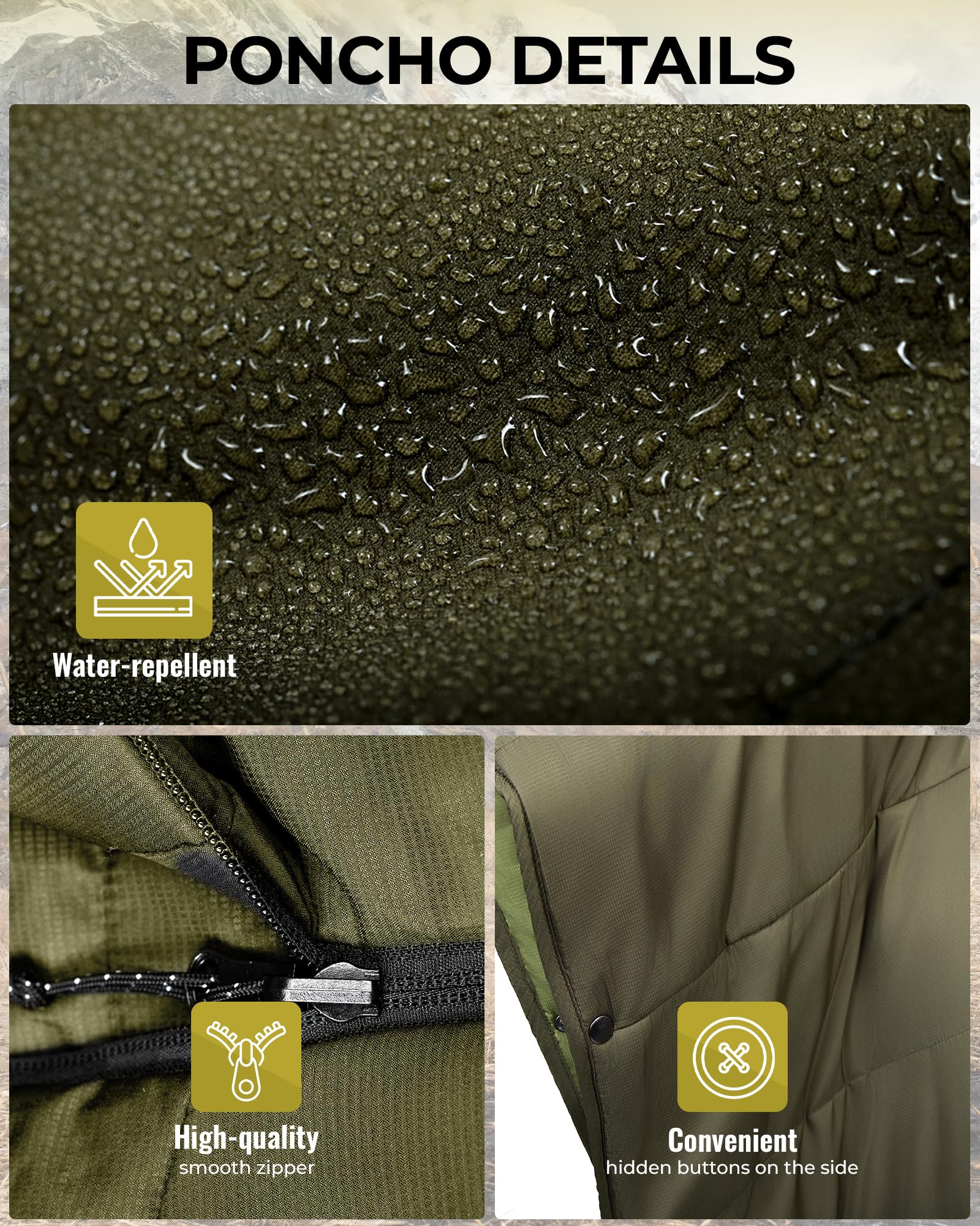 kingcamp-murano-180-hooded-outdoor-poncho-blanket image 8