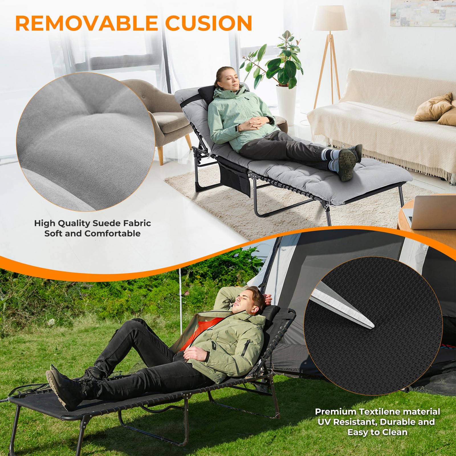 kingcamp-widen-3-folding-lounge-chair-and-cushion-set-5-reclining-positions-330l image 2