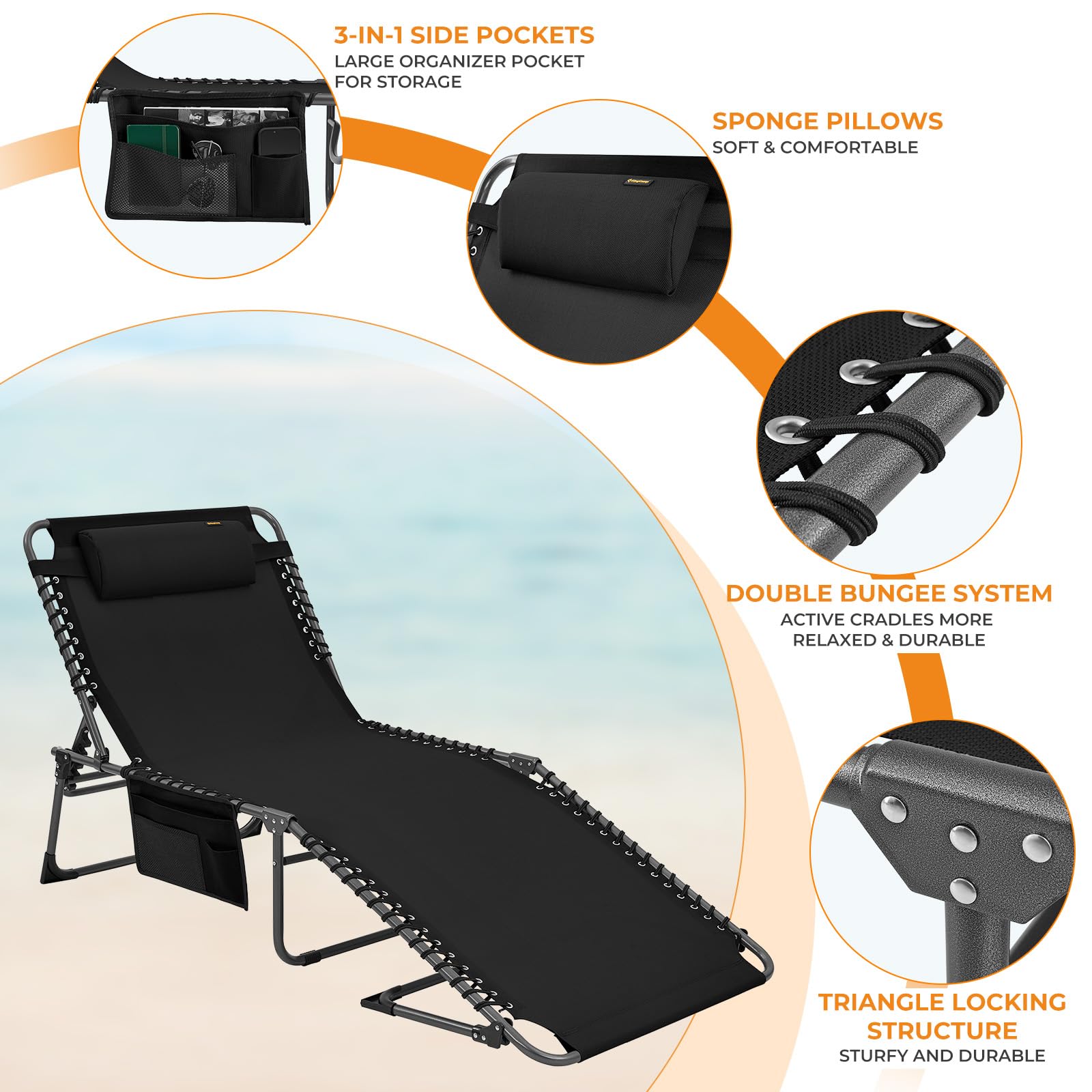 kingcamp-widen-3-folding-lounge-chair-and-cushion-set-5-reclining-positions-330l image 3