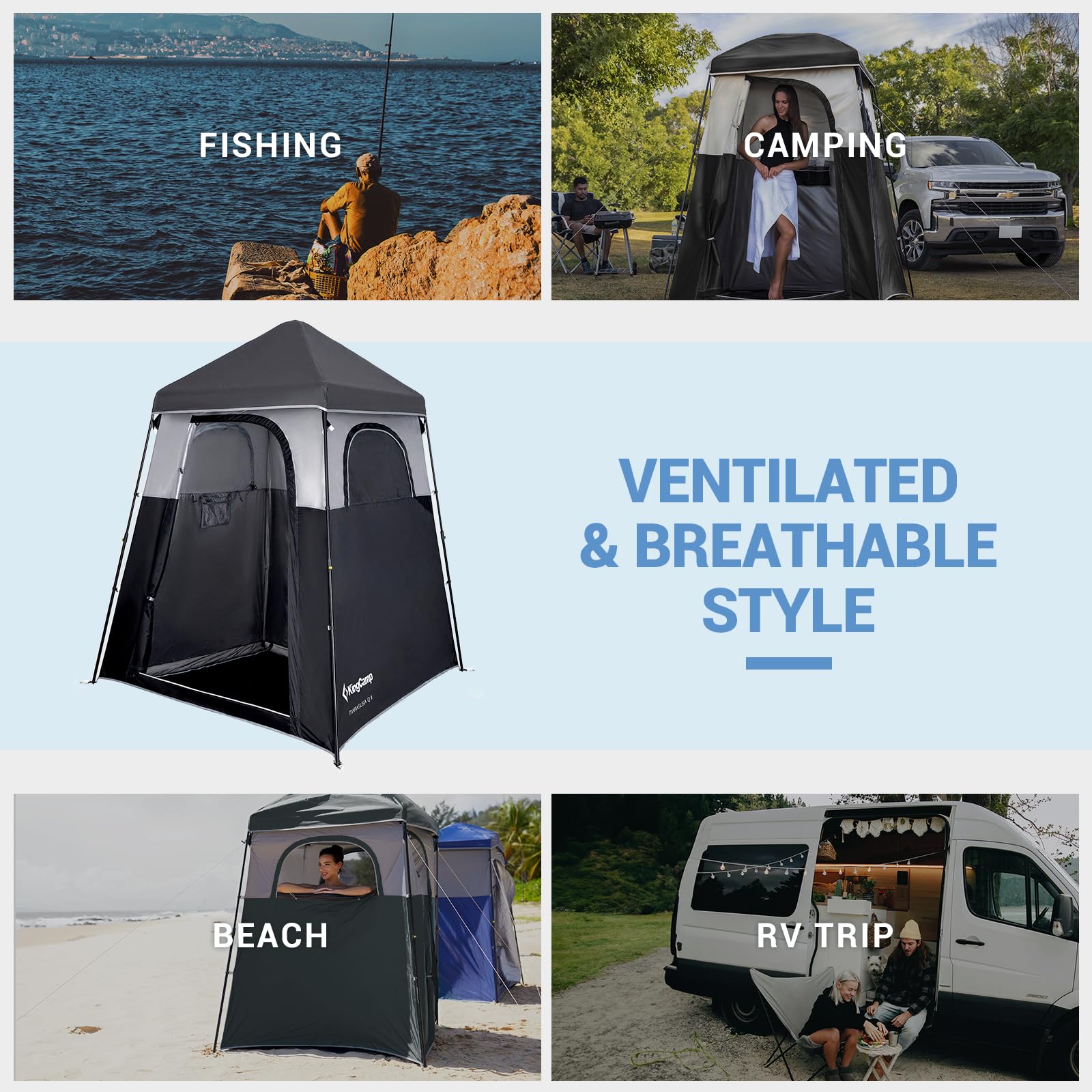 kingcamp-marasusa-q-single-room-shower-tent image 2