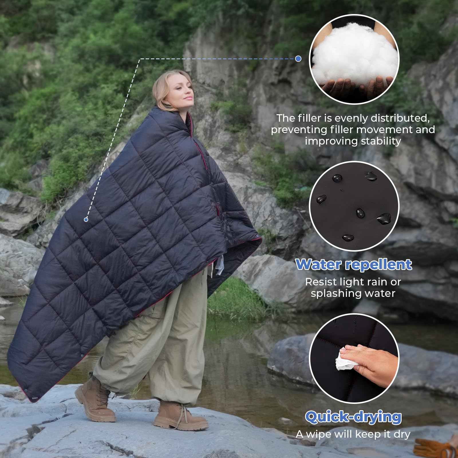 kingcamp-blanket-smart-150-camping-blanket-multifunctional-converts-to-pillow image 4