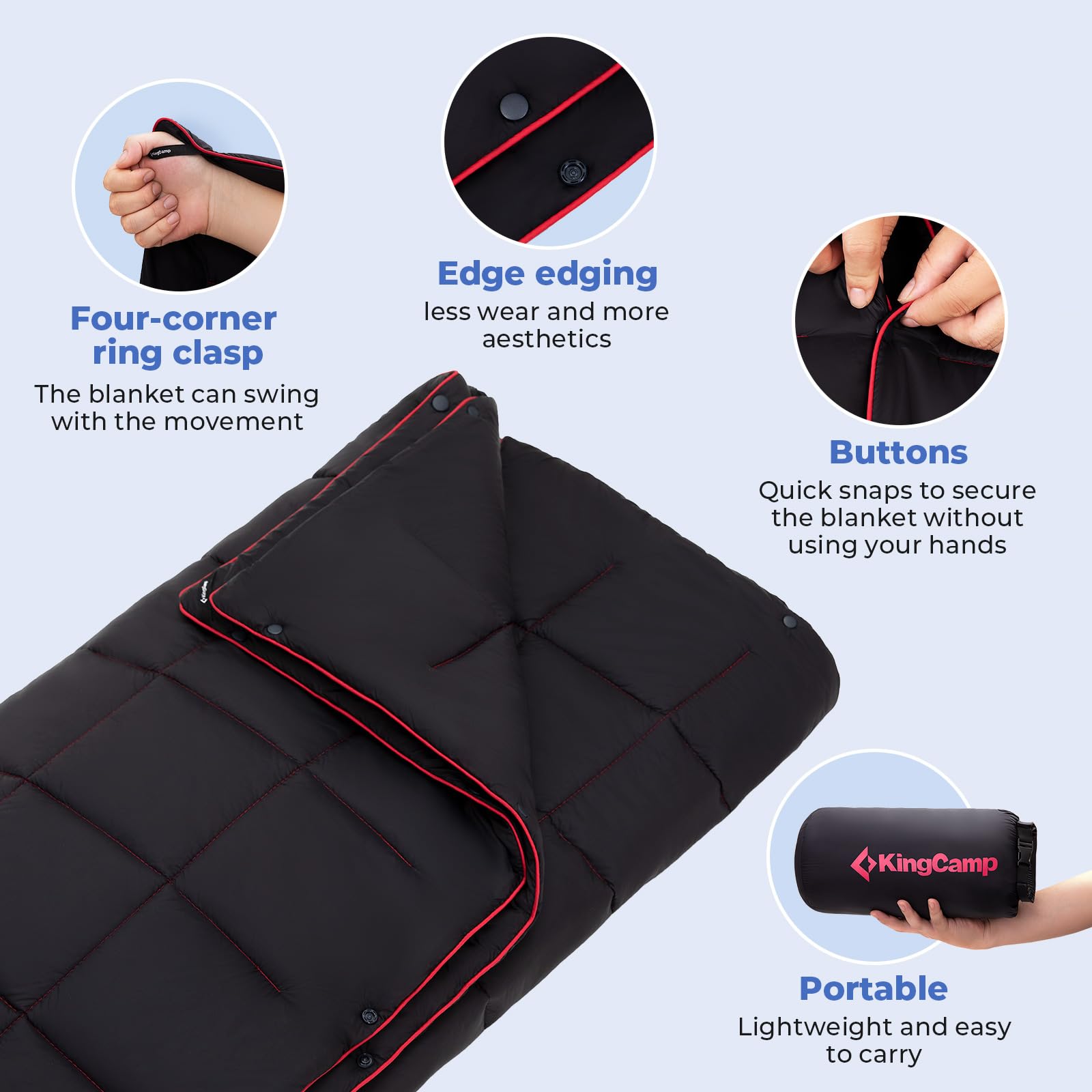 kingcamp-blanket-smart-150-camping-blanket-multifunctional-converts-to-pillow image 5