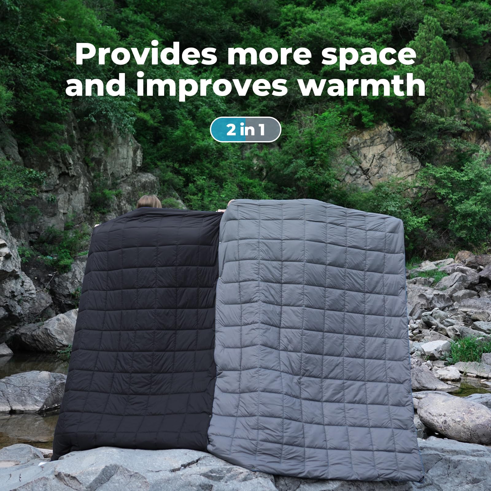 kingcamp-blanket-smart-150-camping-blanket-multifunctional-converts-to-pillow image 6