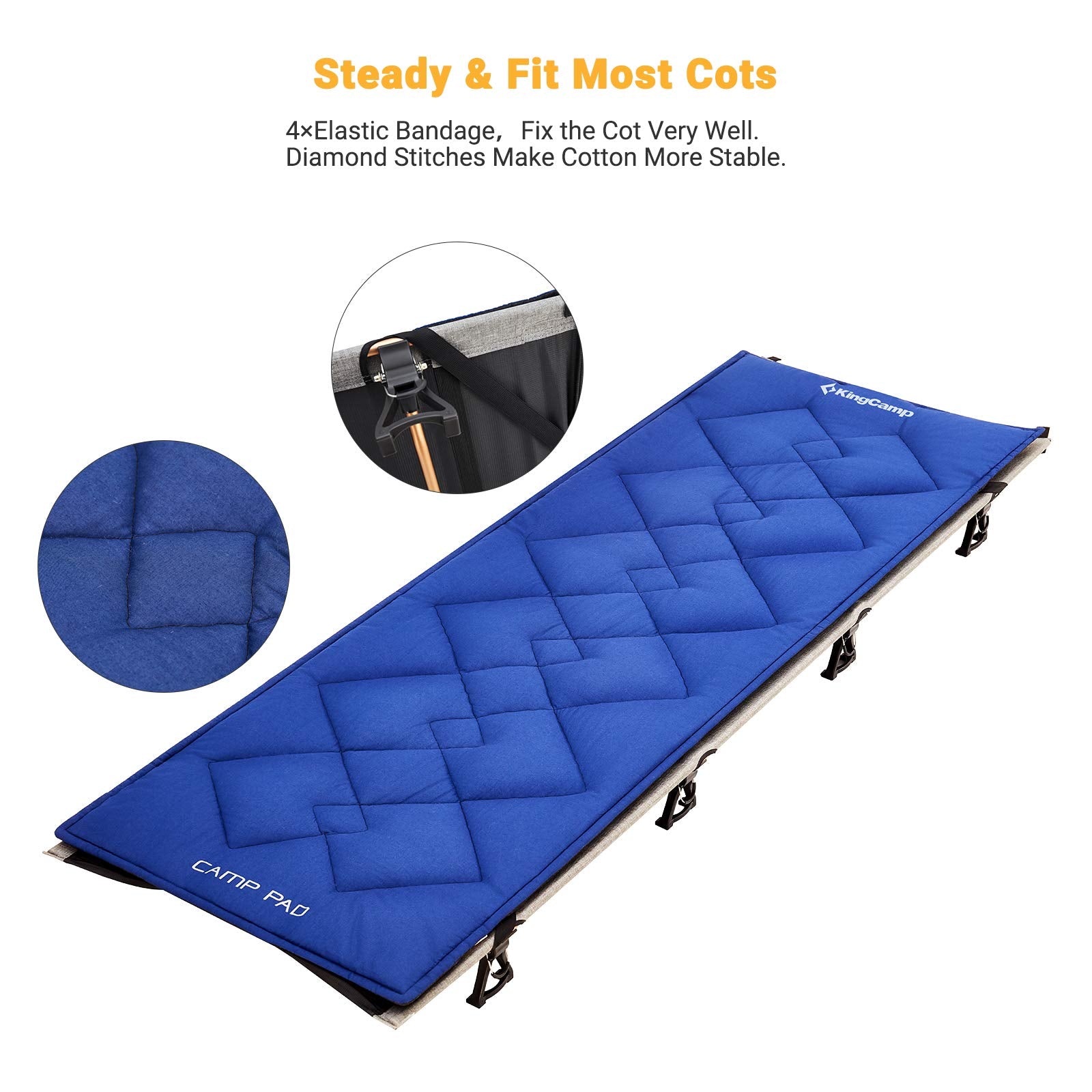kingcamp-camp-pad-l-sleeping-mat-for-camping-cot-quilted-comfort-pad image 3