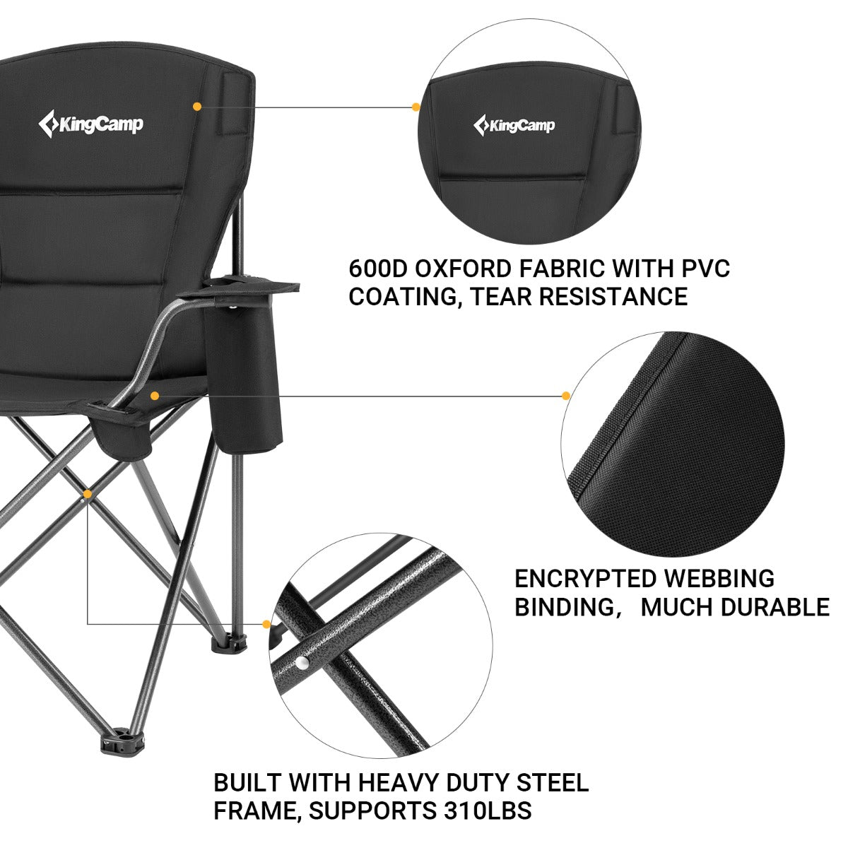 kingcamp-oversized-padded-arm-chair-with-cooler-600d-oxford-fabric-steel-frame image 6