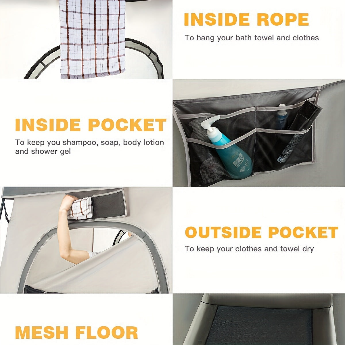 kingcamp-oversize-durable-outdoor-privacy-shower-tent-spacious-camping-shower-ch image 3