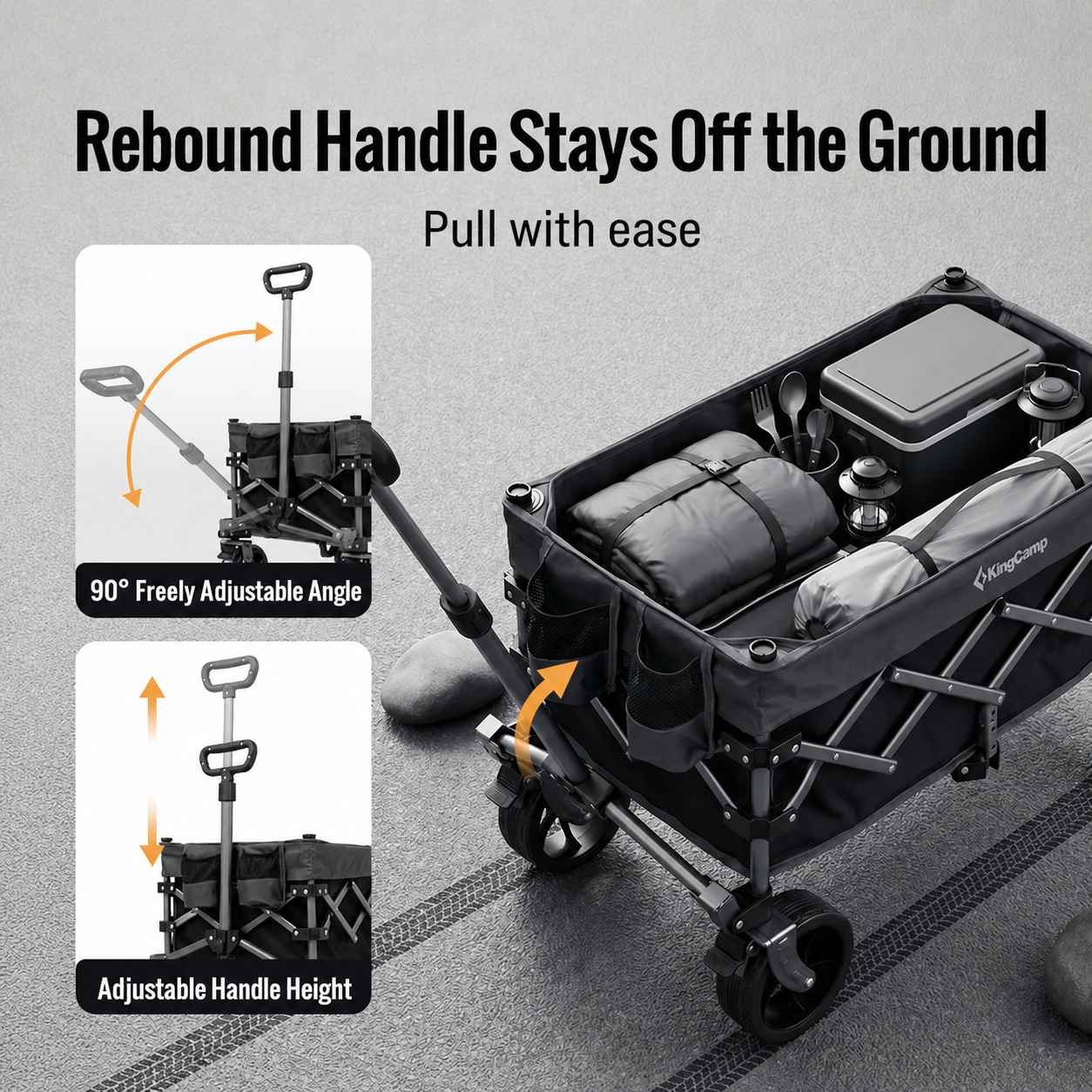 kingcamp-150l-compact-folding-wagon-cart image 3