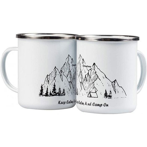 kingcamp-enamel-coffee-camping-mugs-15-fl-oz-rust-proof-ultralight-classic-desig image 1