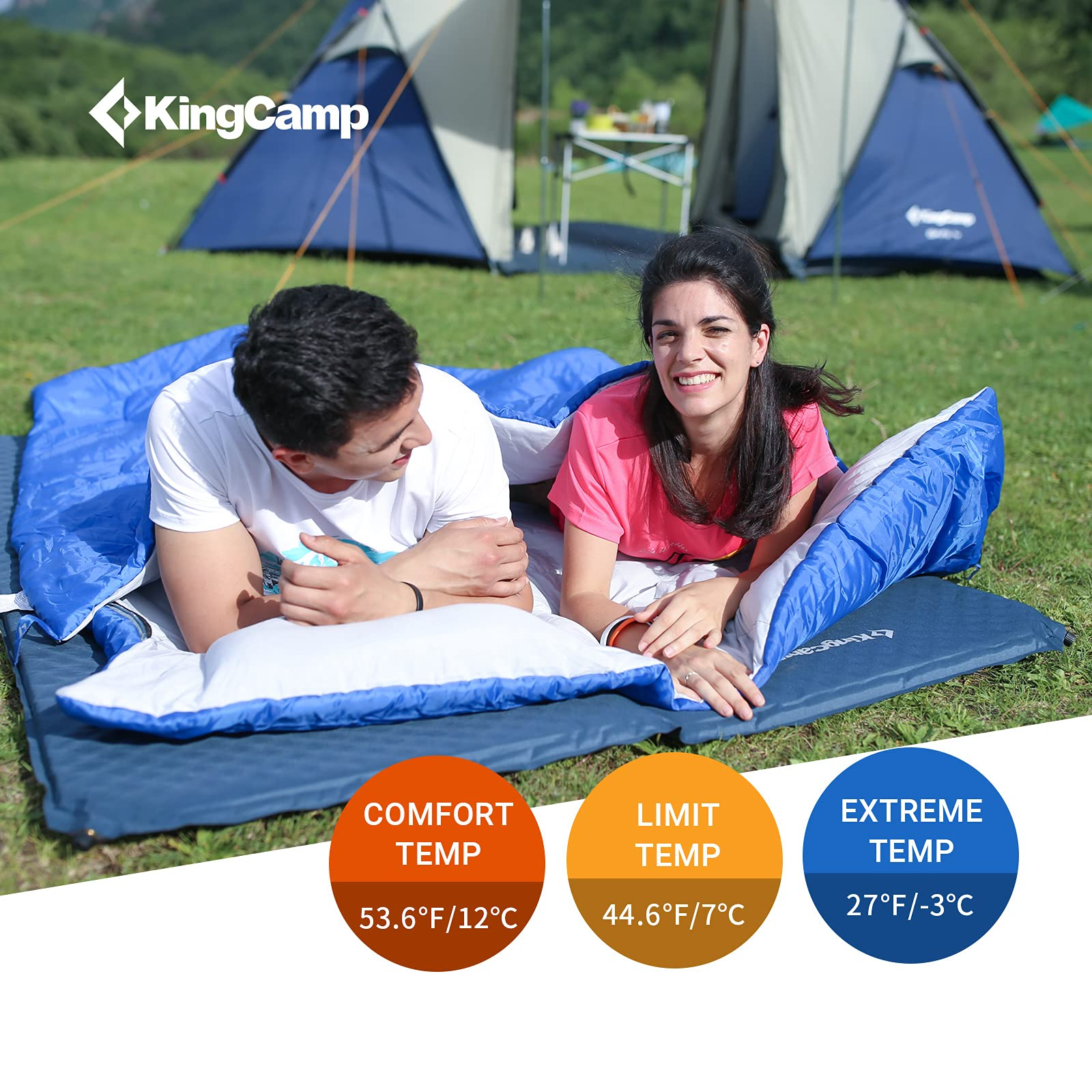 kingcamp-double-lightweight-sleeping-bag image 2