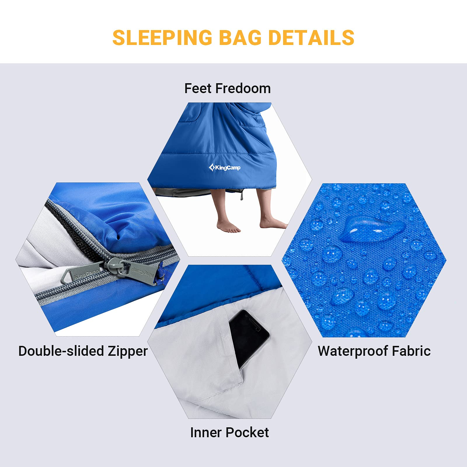 kingcamp-double-lightweight-sleeping-bag image 5