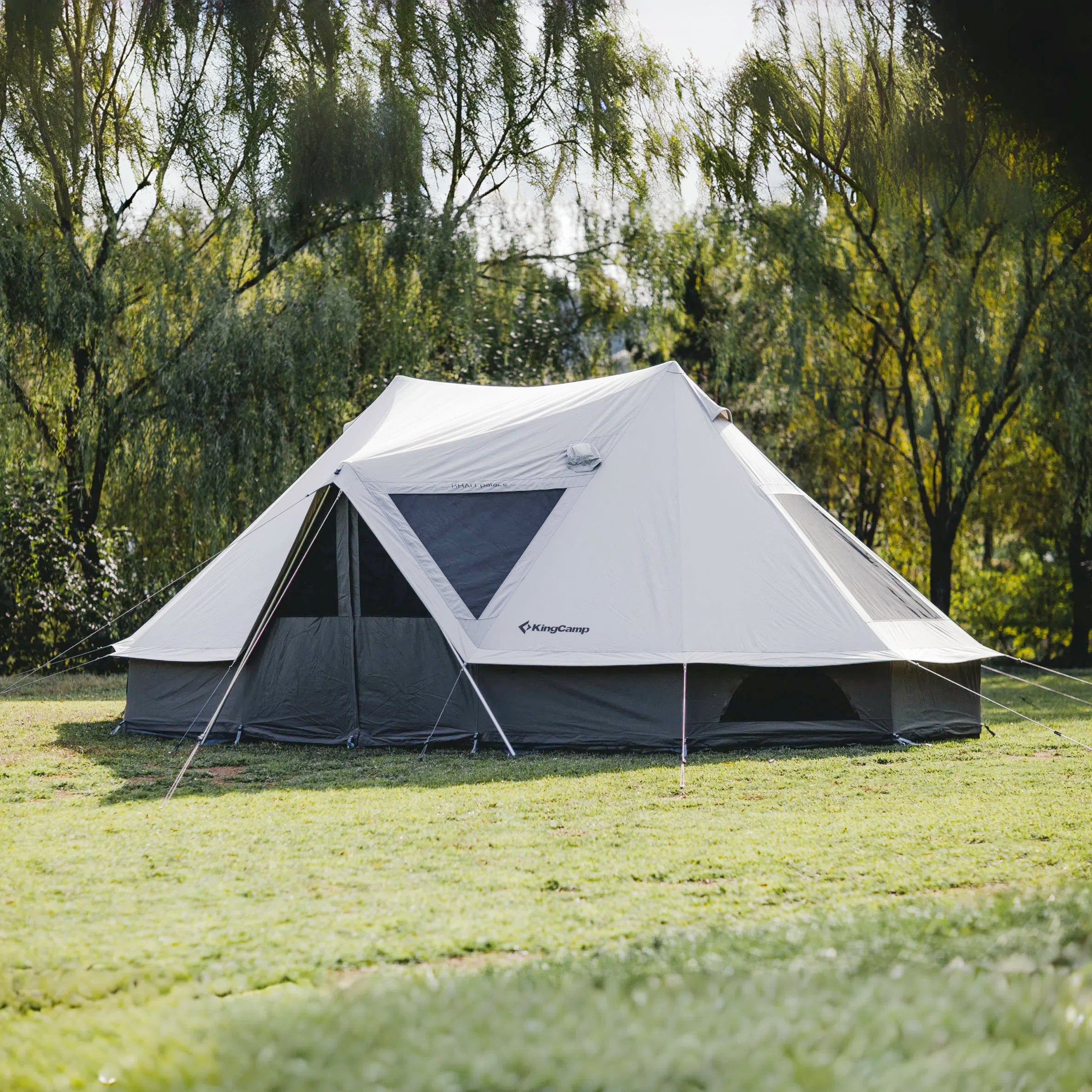 kingcamp-khan-palace-10-12-person-glamping-tent-4-season-poly-cotton-mansion image 2