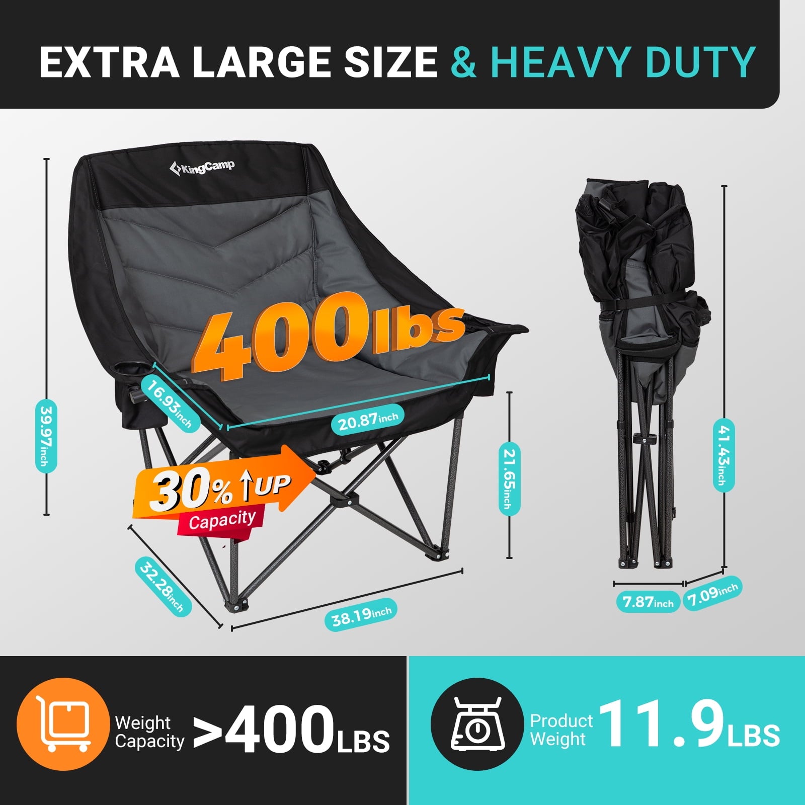 kingcamp-canna-c10-plus-oversized-padded-camping-chair image 7