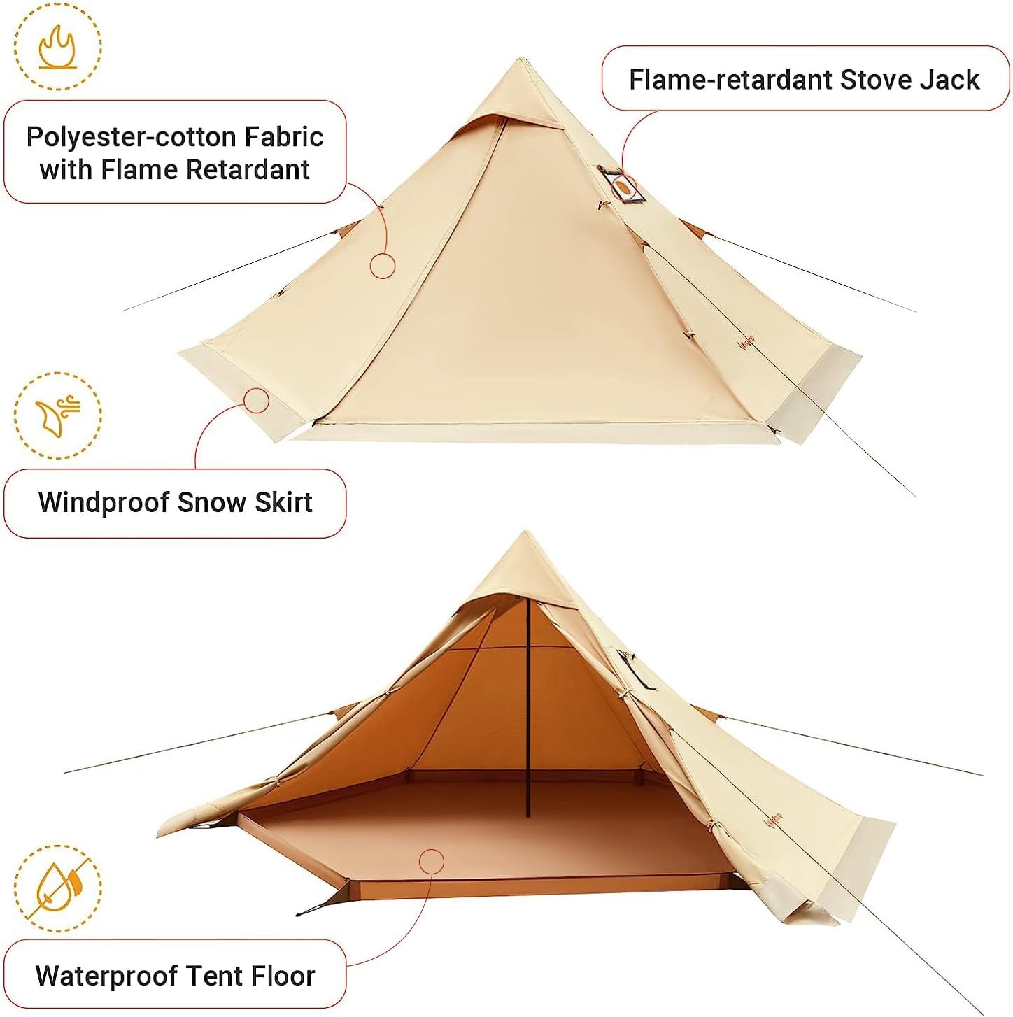 kingcamp-turino-tipi-hot-tent-with-stove-jack image 4