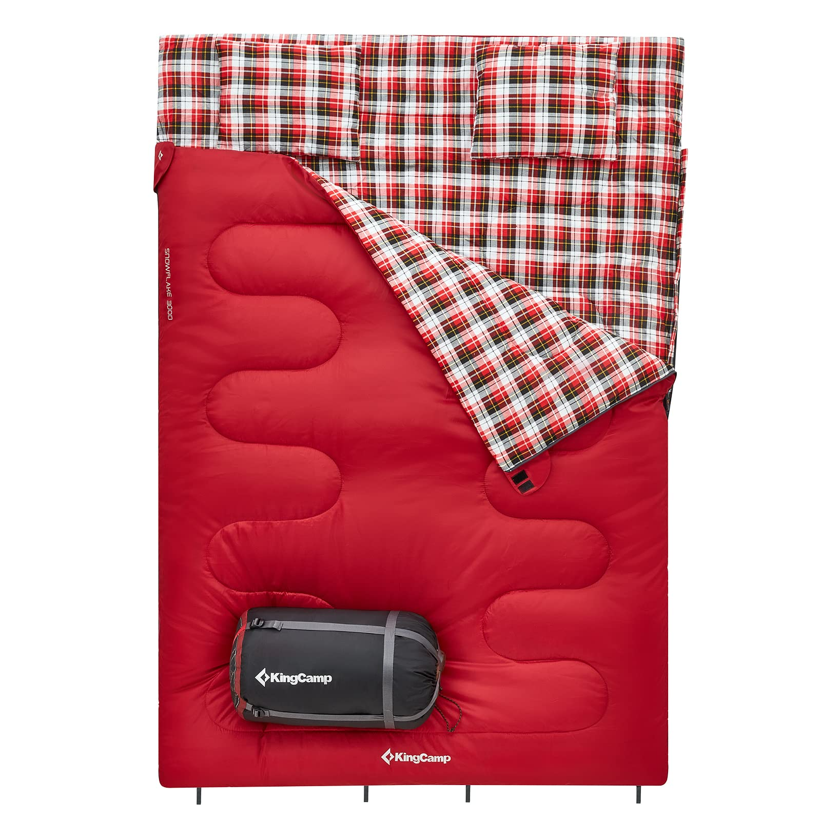 kingcamp-snowflake-300d-double-flannel-sleeping-bag image 2