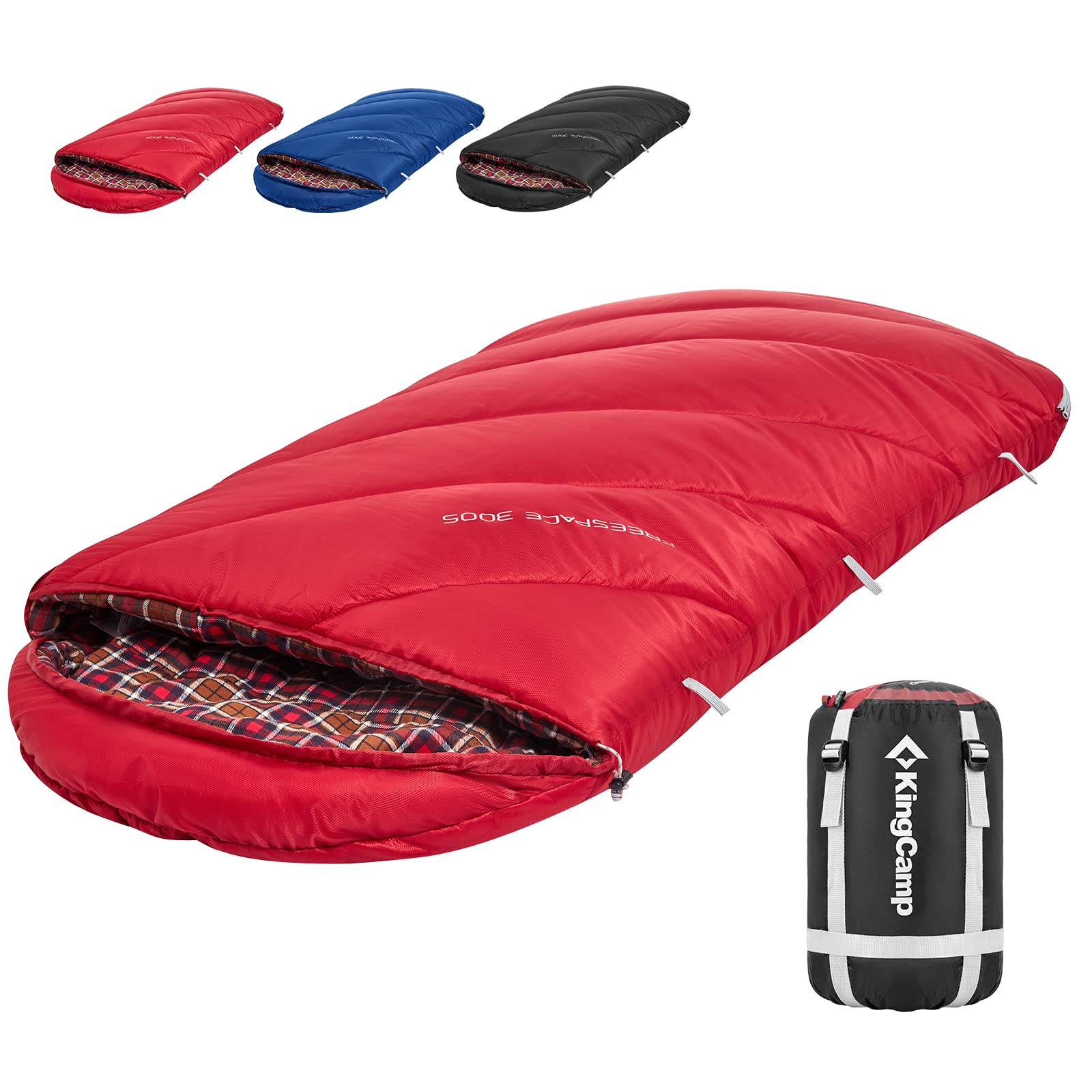 kingcamp-youth-extra-wide-sleeping-bag image 4