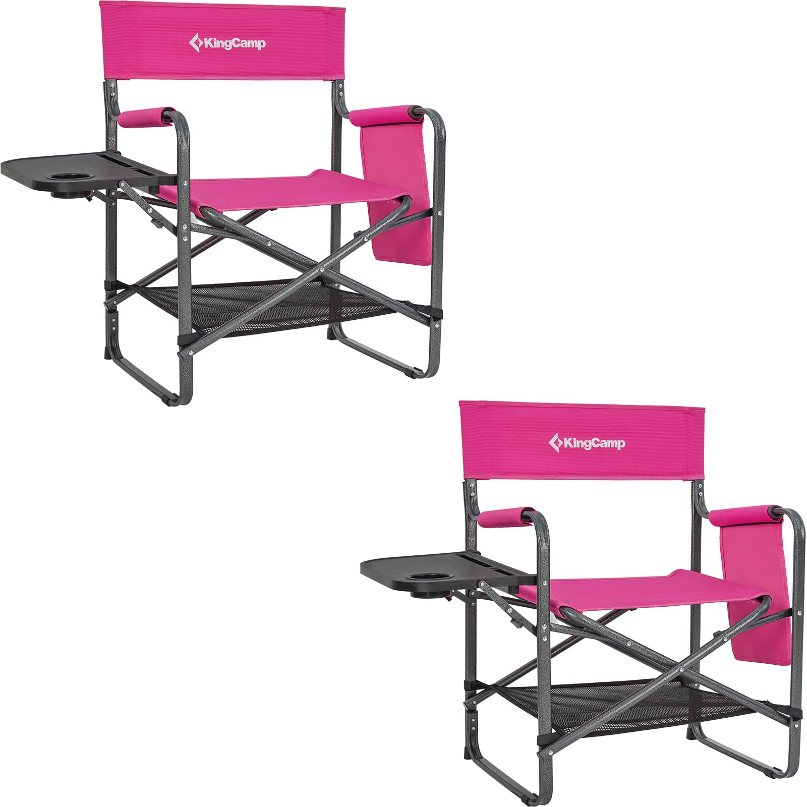 kingcamp-ash-b30-heavy-duty-director-s-chair-with-side-table-300-lbs-capacity-do image 3