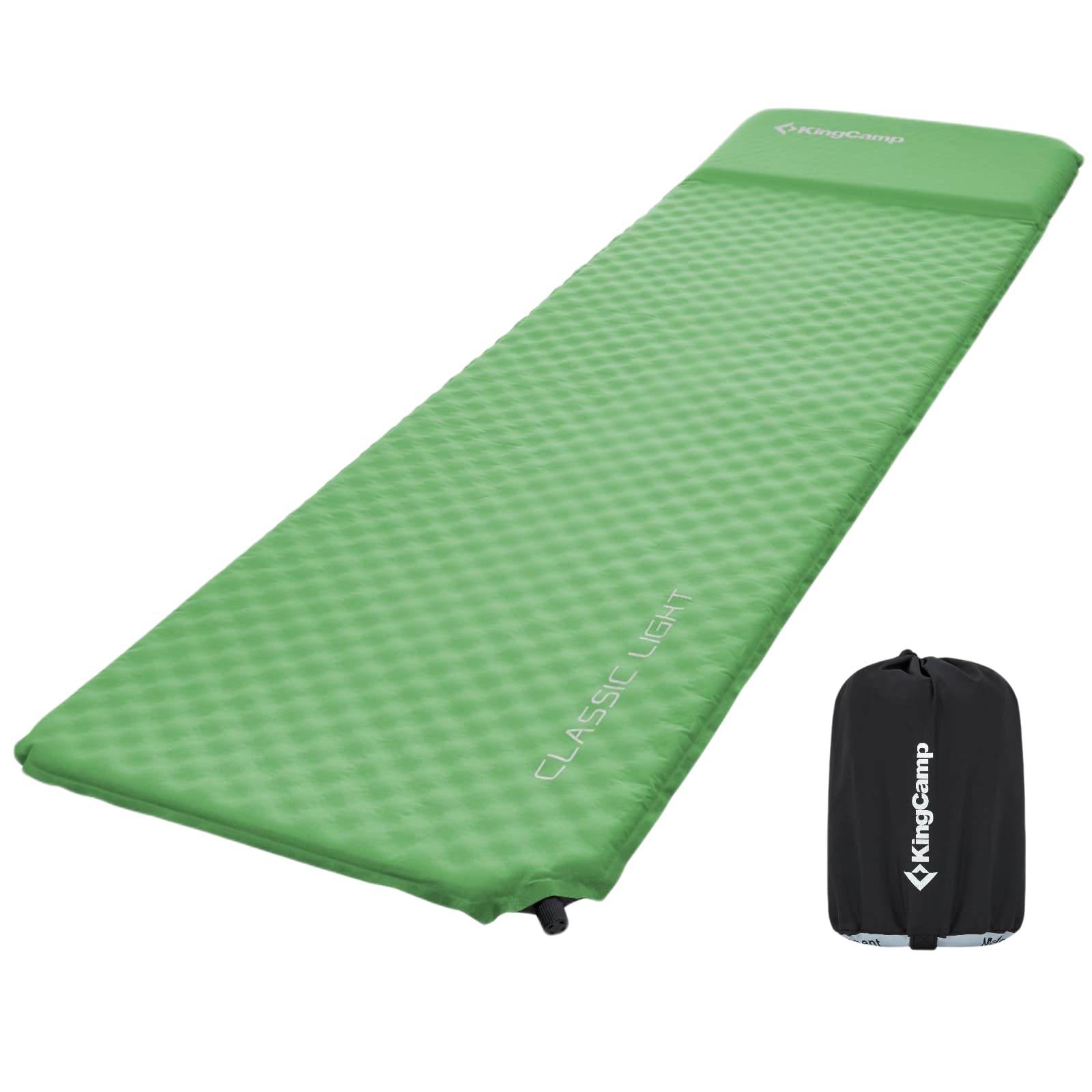 kingcamp-self-inflating-sleeping-pad-with-pillow-insulated-foam-pad-for-camping- image 4