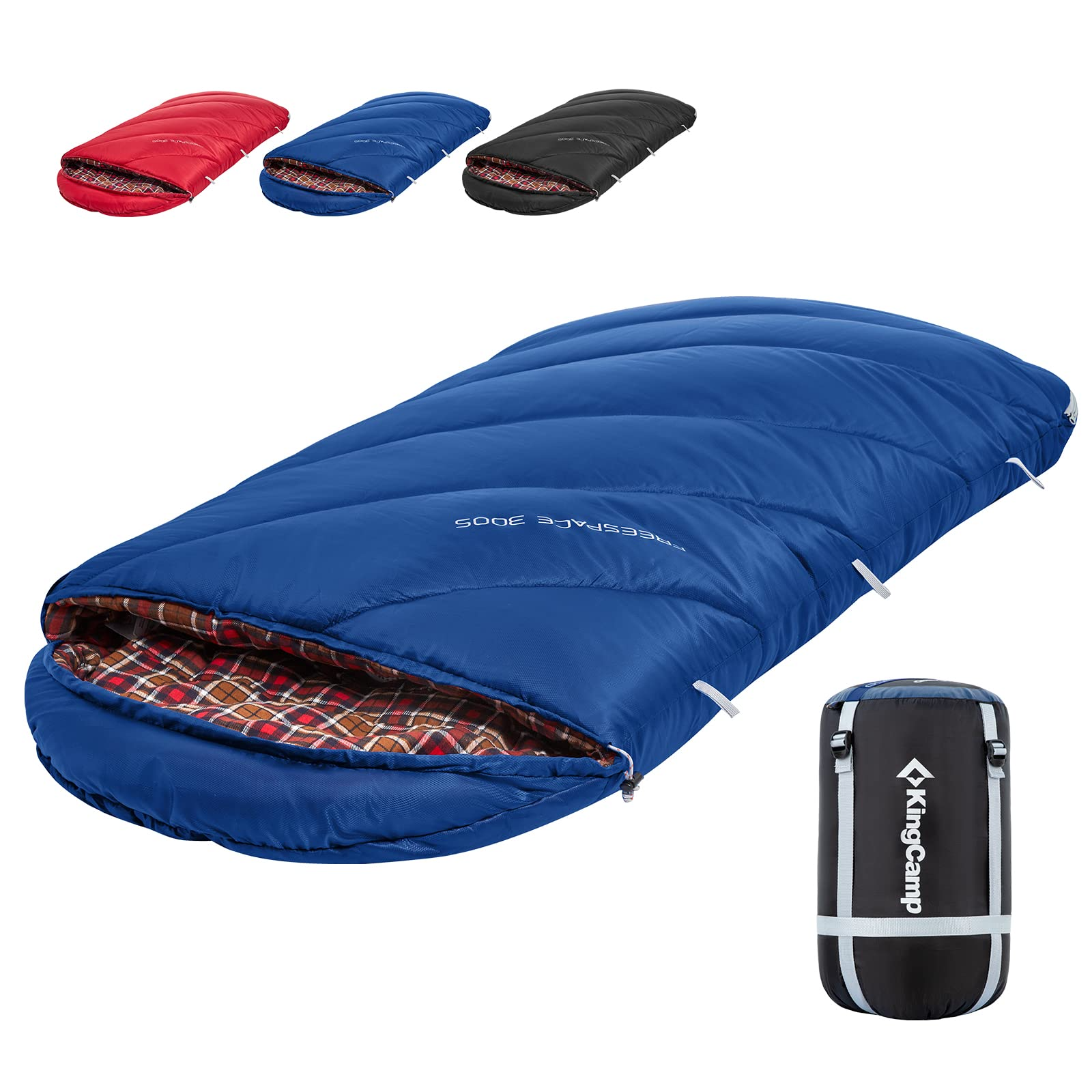kingcamp-youth-extra-wide-sleeping-bag image 2