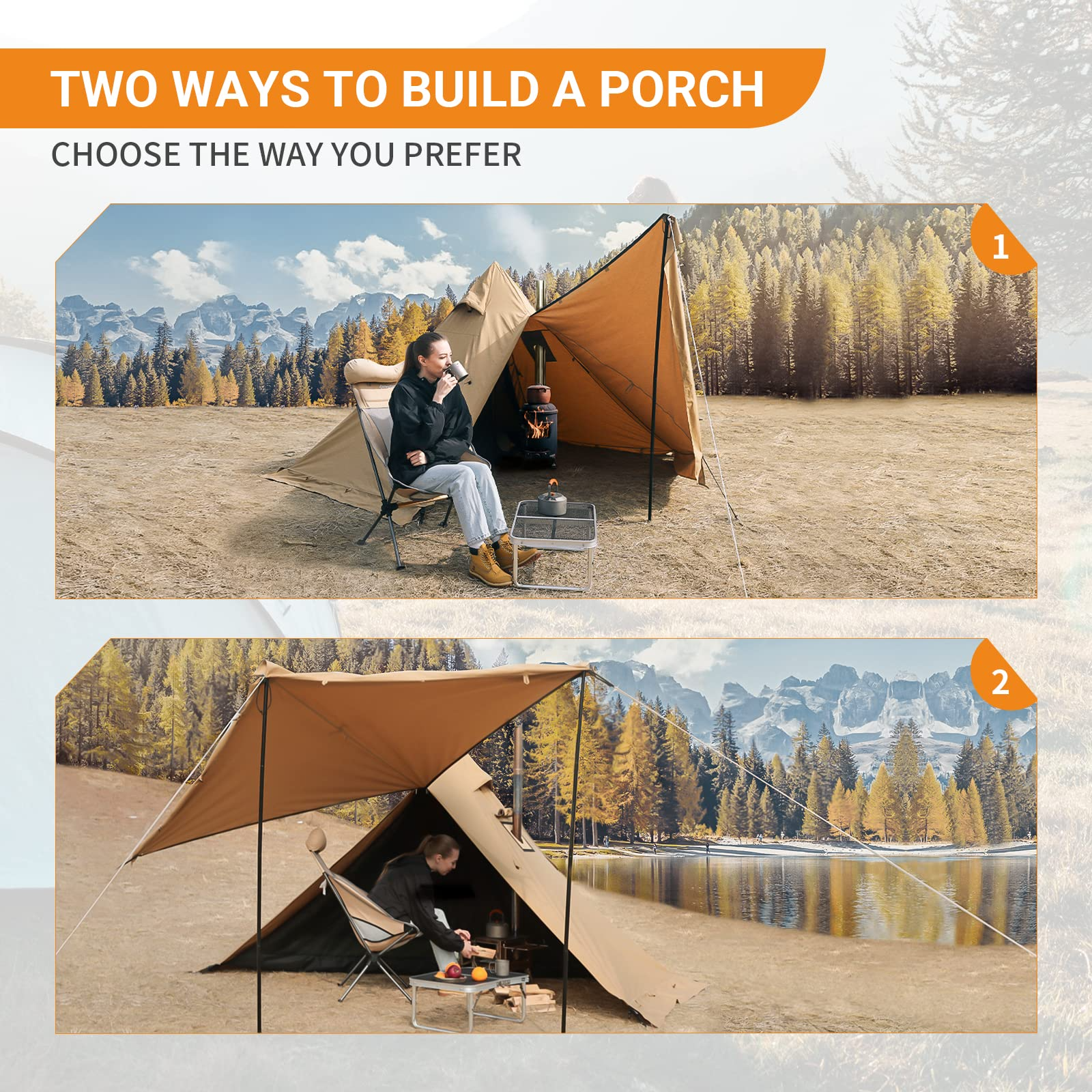 kingcamp-torino-ii-4-season-family-glamping-tipi-tent-hot-tent-with-stove-jack-s image 3