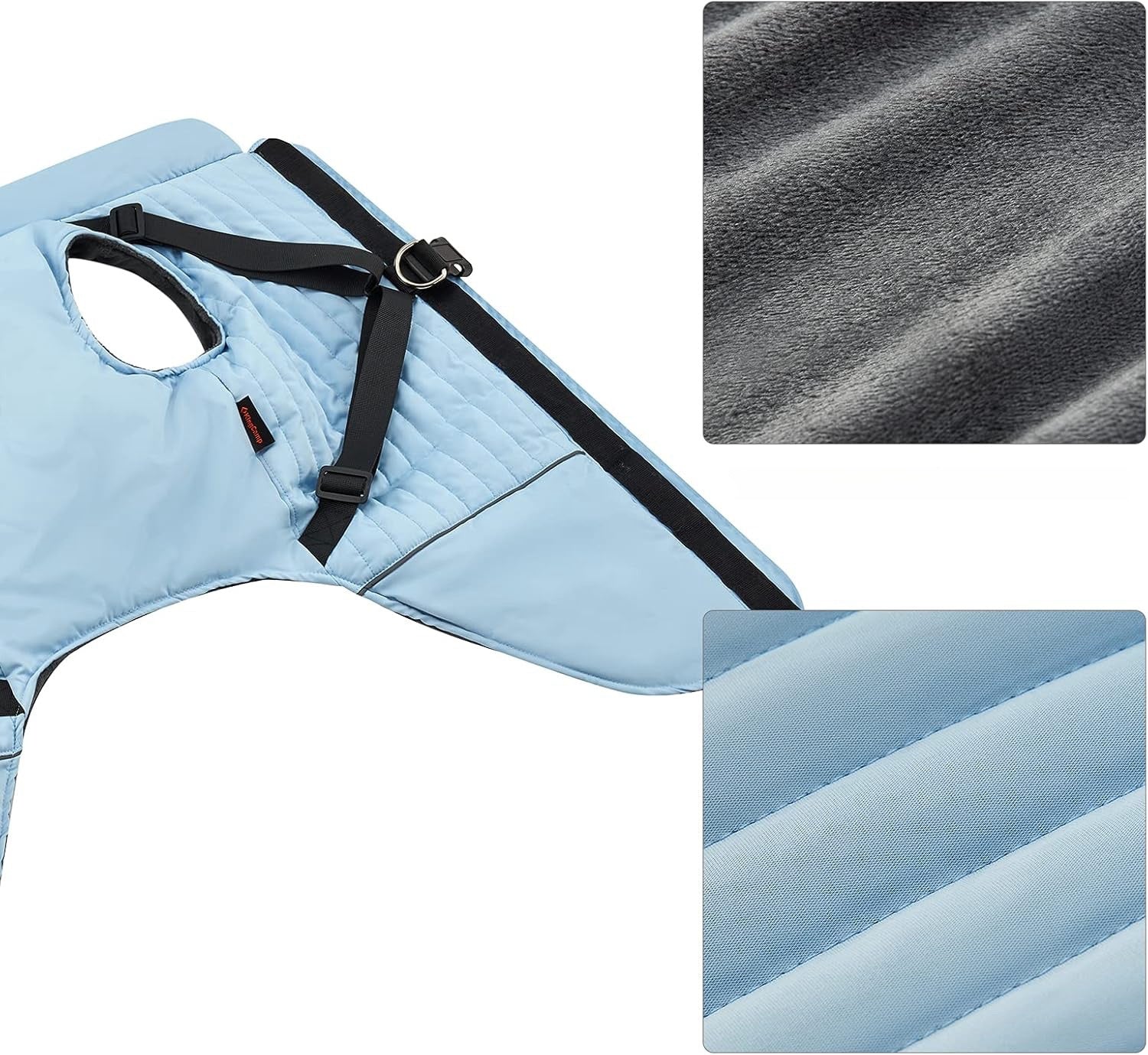 kingcamp-pets-winter-dog-coat-with-built-in-harness-and-velcro-straps-adjustable image 4