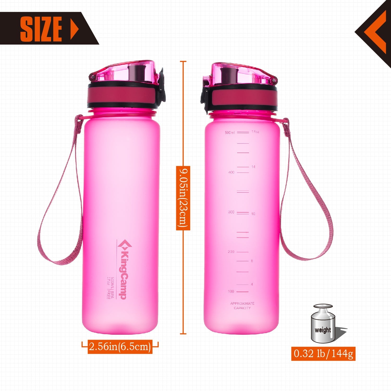 kingcamp-wide-mouth-water-bottle-tritan-bpa-free-leakproof-32oz image 3