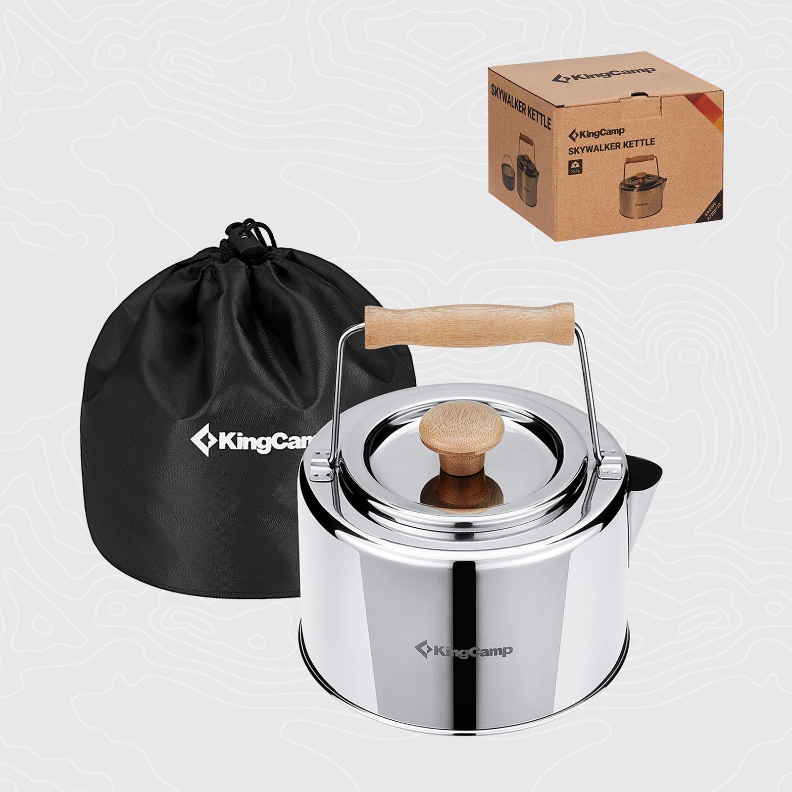 kingcamp-1-2l-stainless-steel-camping-kettle image 2