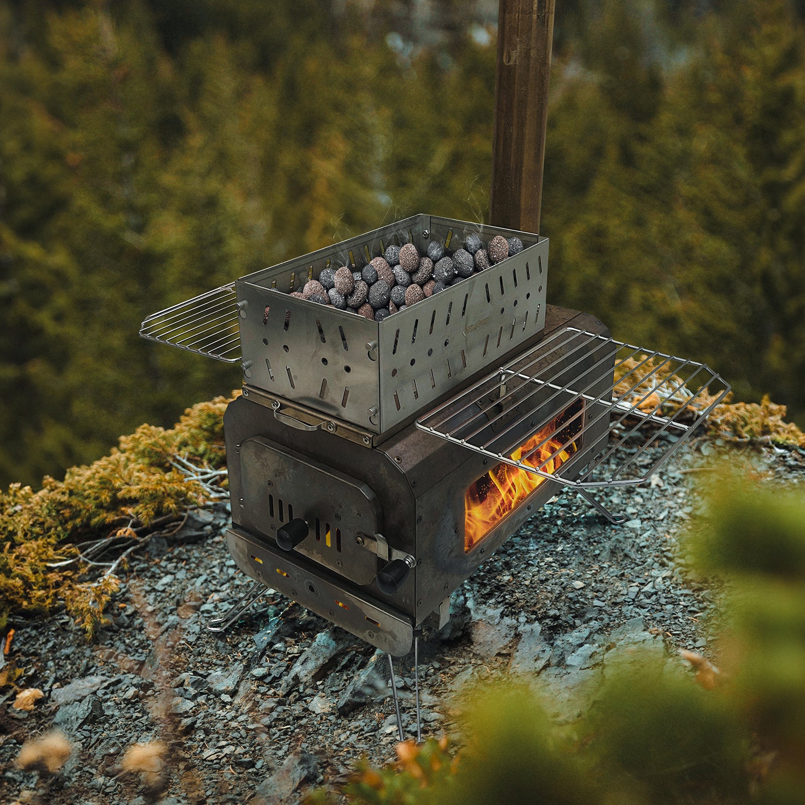 kingcamp-stainless-steel-sauna-stove-rock-basket image 2