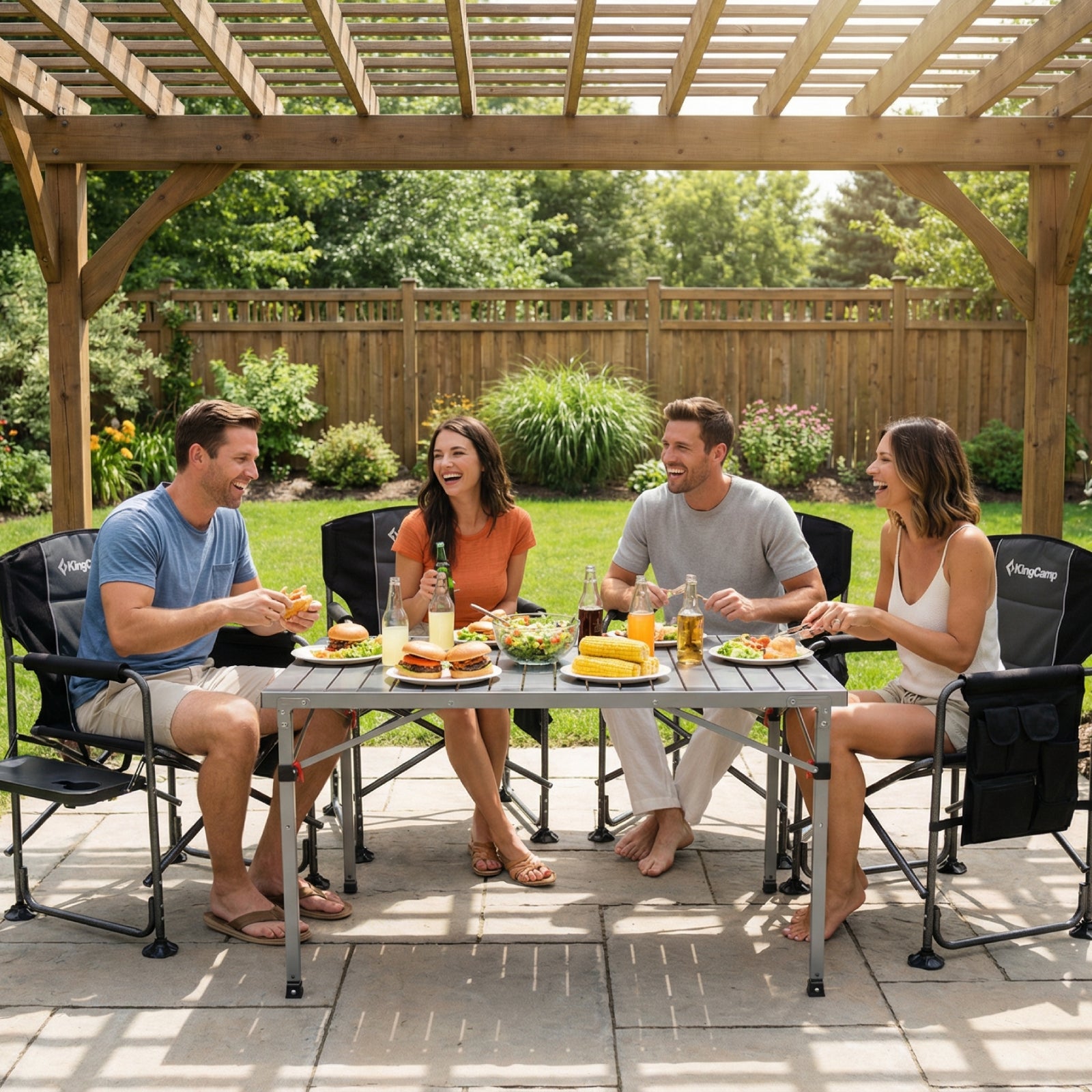 kingcamp-granite-c10-plus-adjustable-folding-aluminum-table-42x27 image 4