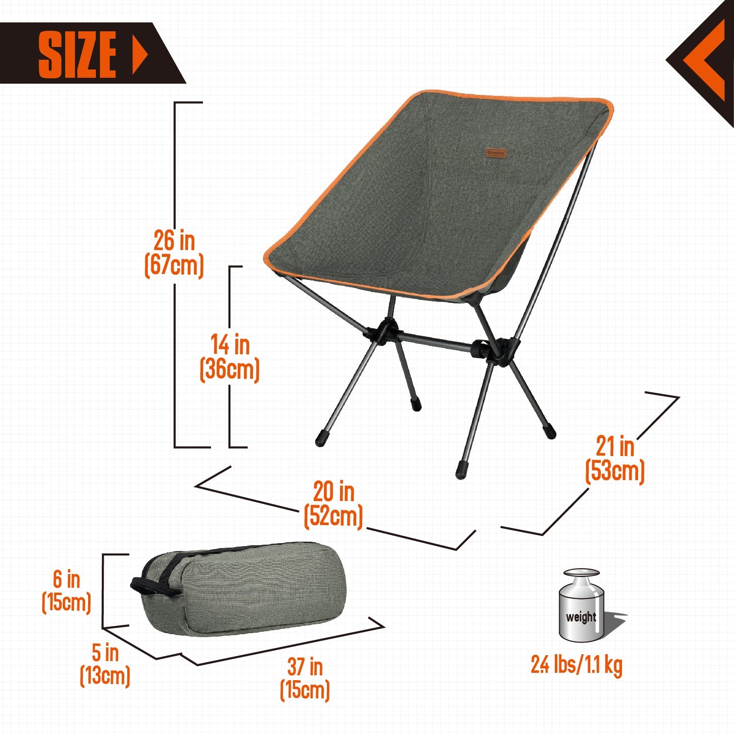 kingcamp-ultralight-camping-chair-compact-portable-folding-chair-for-outdoor-adv image 3