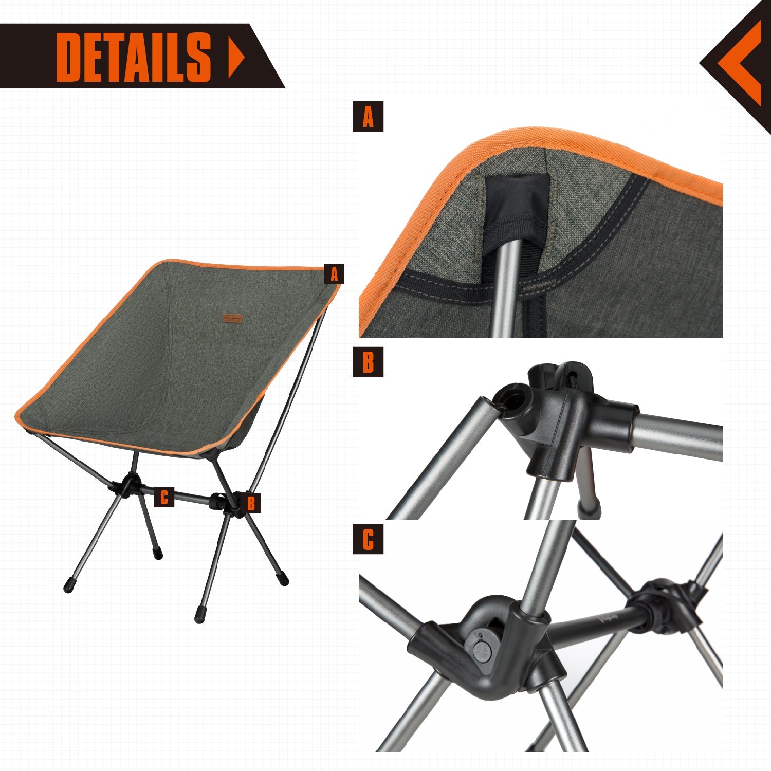 kingcamp-ultralight-camping-chair-compact-portable-folding-chair-for-outdoor-adv image 5