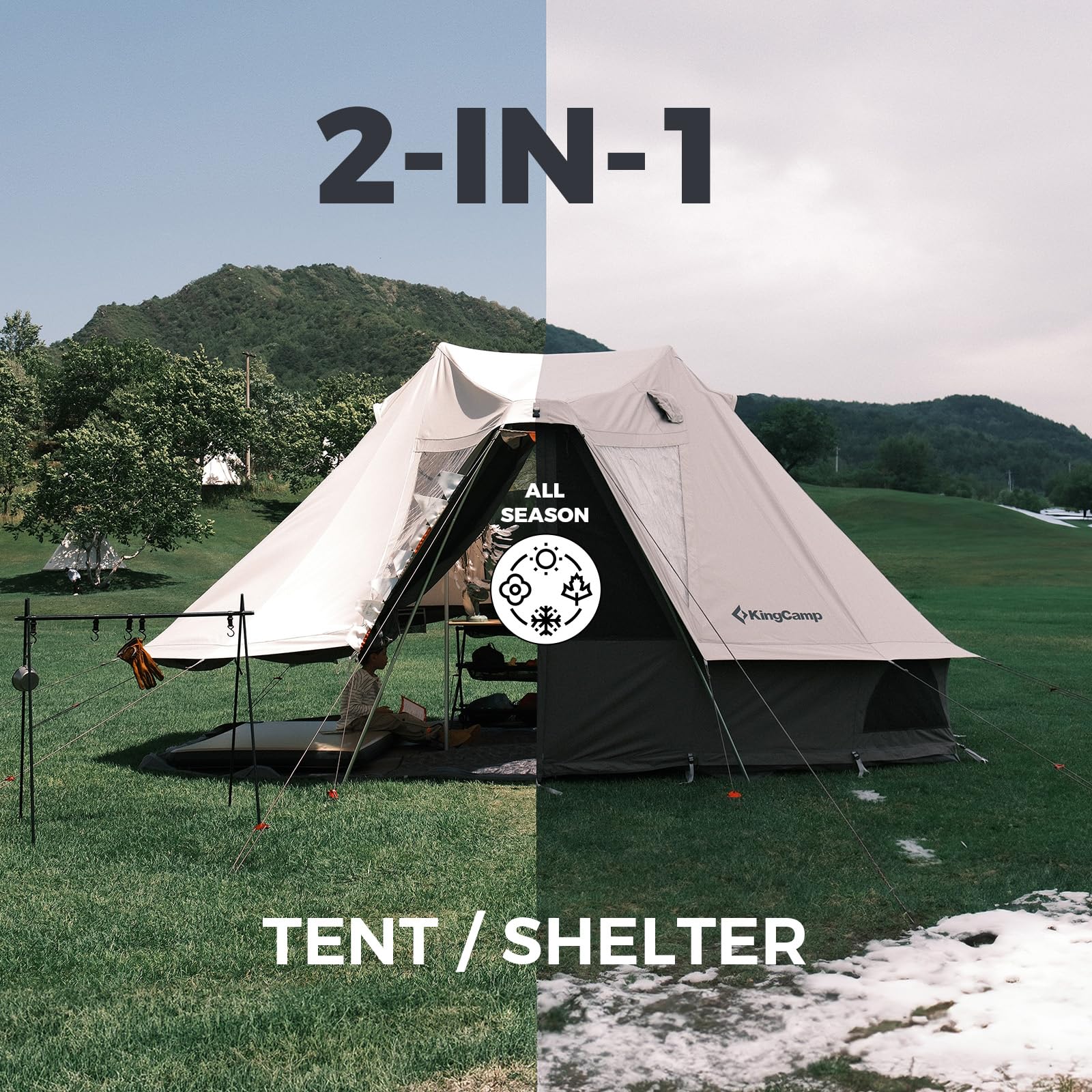 kingcamp-khan-villa-4-season-4-6-person-bell-tent image 4