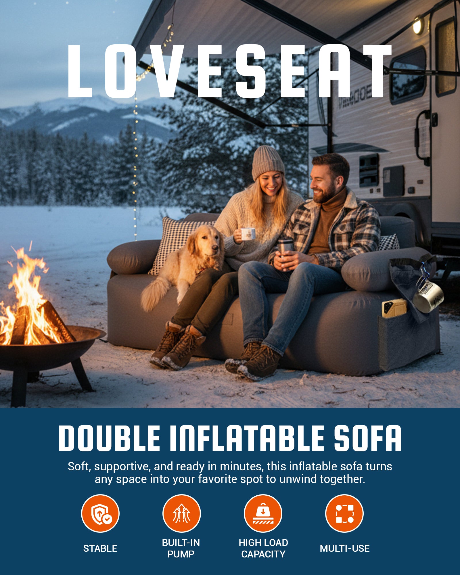 kingcamp-aerovine-duo-600-inflatable-sofa-with-built-in-pump image 2