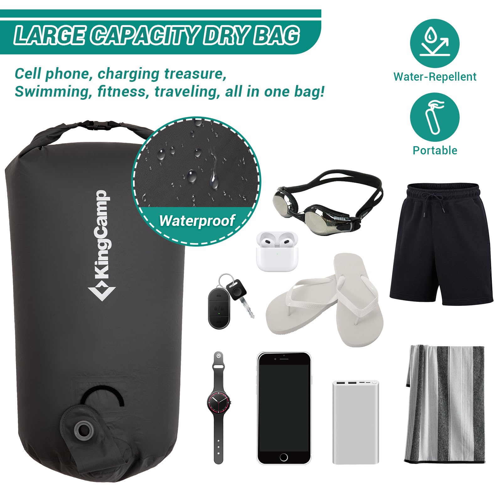 kingcamp-multifunctional-air-pump-sack-lightweight-inflatable-pump-dry-sack-for- image 3