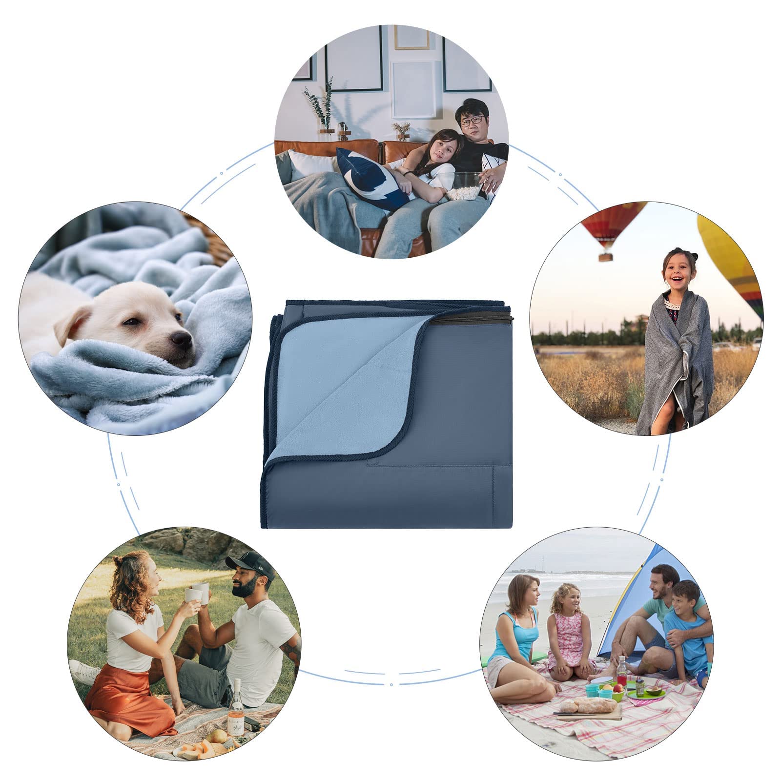 kingcamp-sandproof-waterproof-picnic-blanket-beach-mat image 5