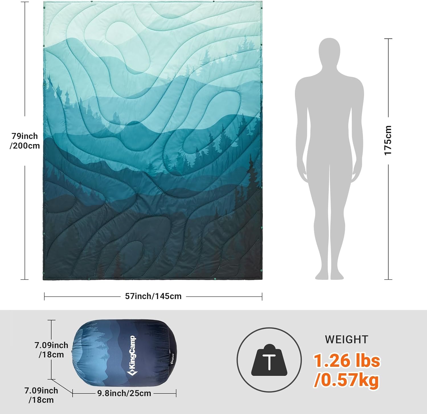 kingcamp-puffy-blanket-packable-portable-versatile-camping-blanket image 3