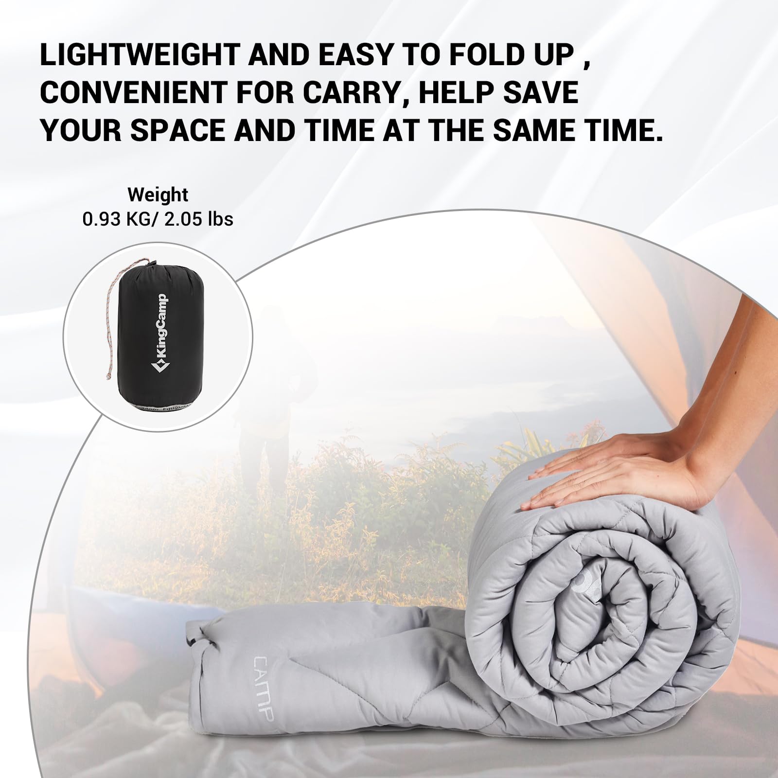 kingcamp-extra-thick-camping-sleeping-pad-cotton-mat image 8
