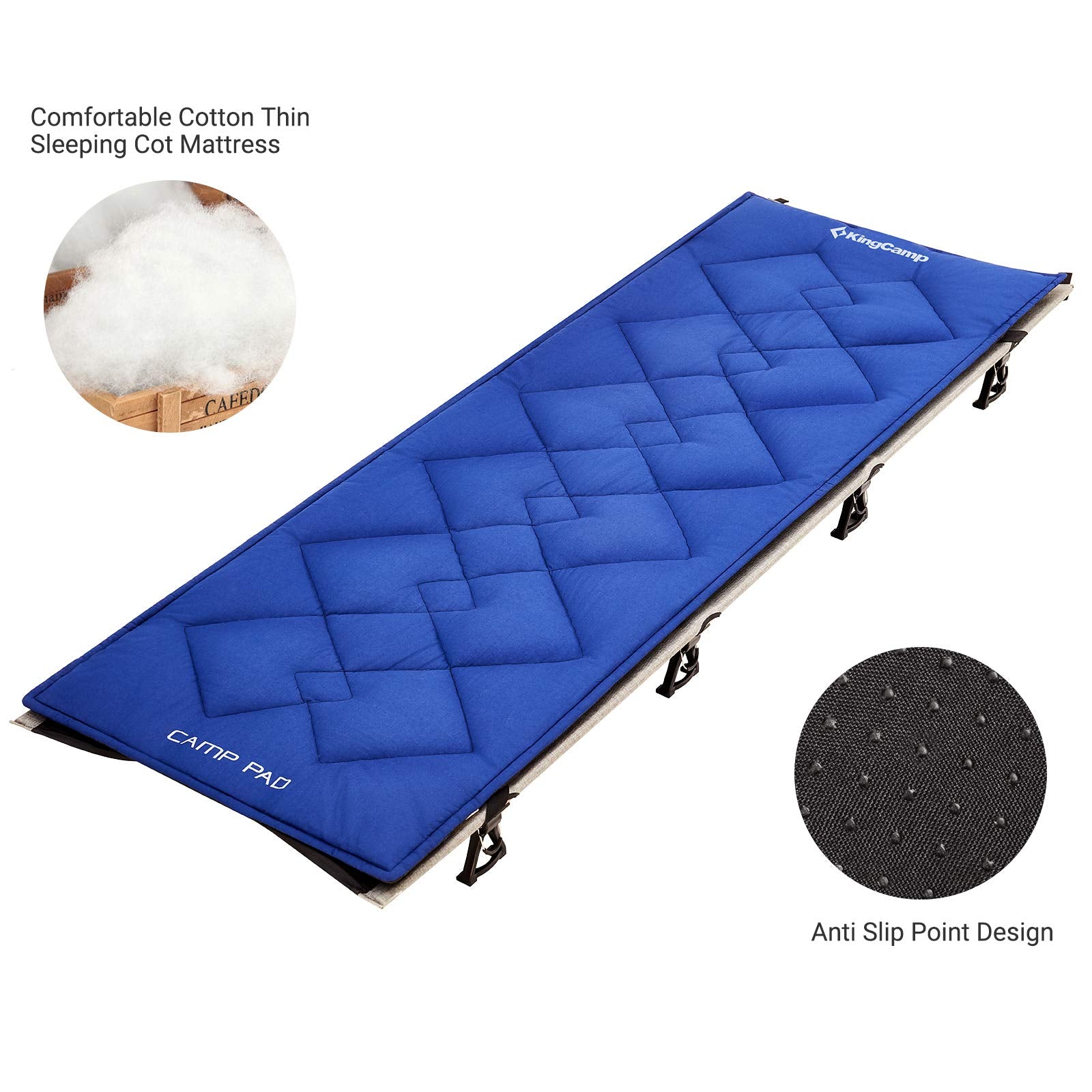 kingcamp-versatile-cotton-cot-pad-universal-size image 3
