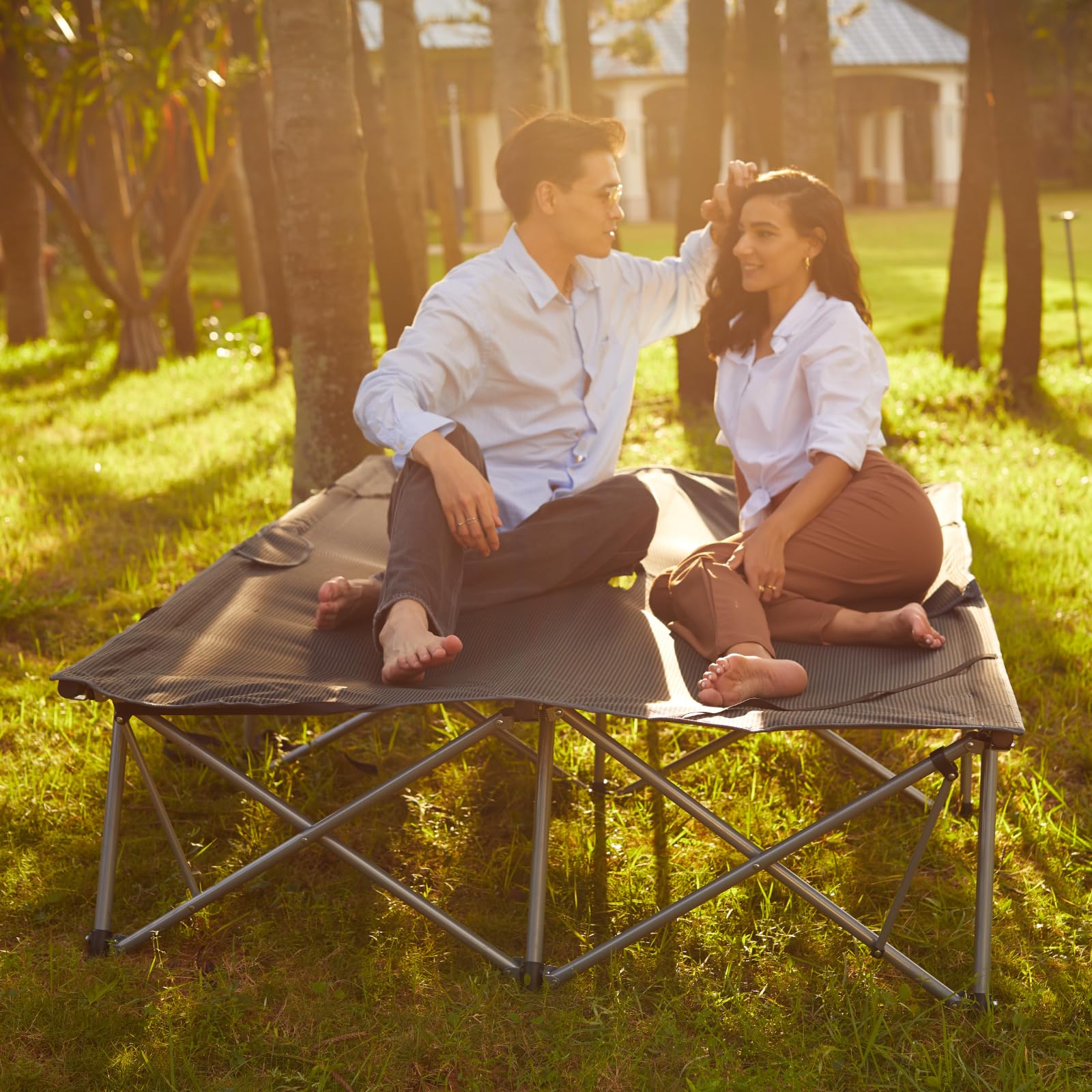 kingcamp-luxury-double-folding-camping-cot image 3