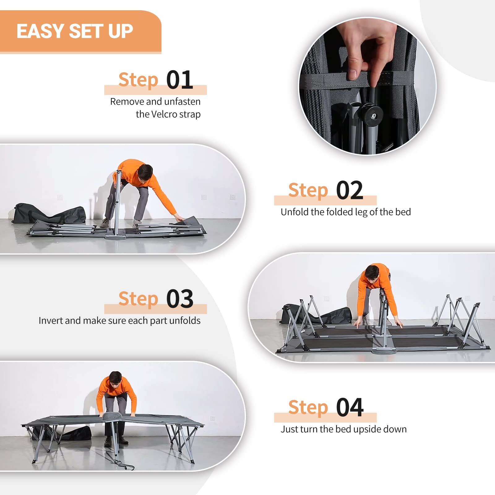 kingcamp-luxury-double-folding-camping-cot image 8