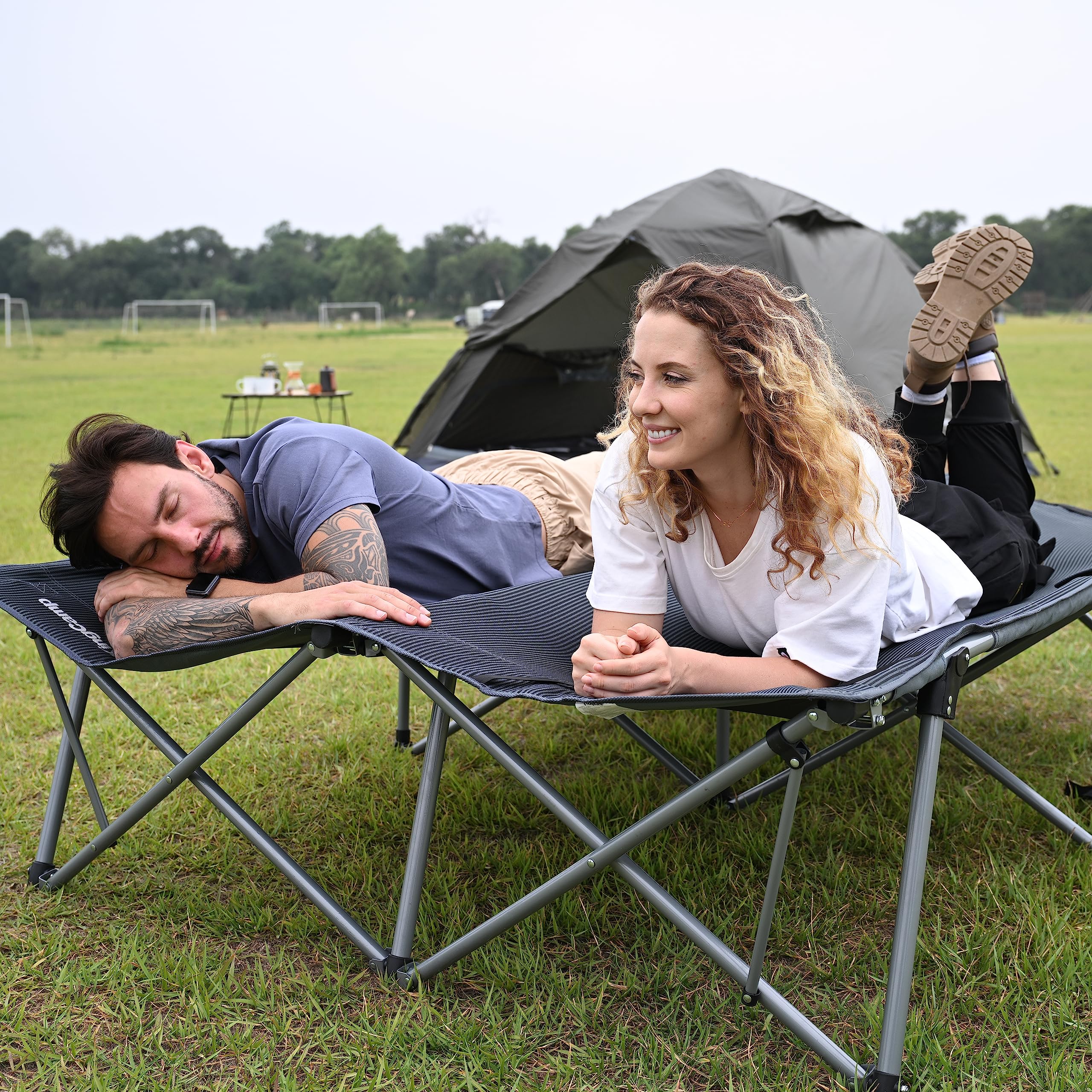 kingcamp-luxury-double-folding-camping-cot image 2