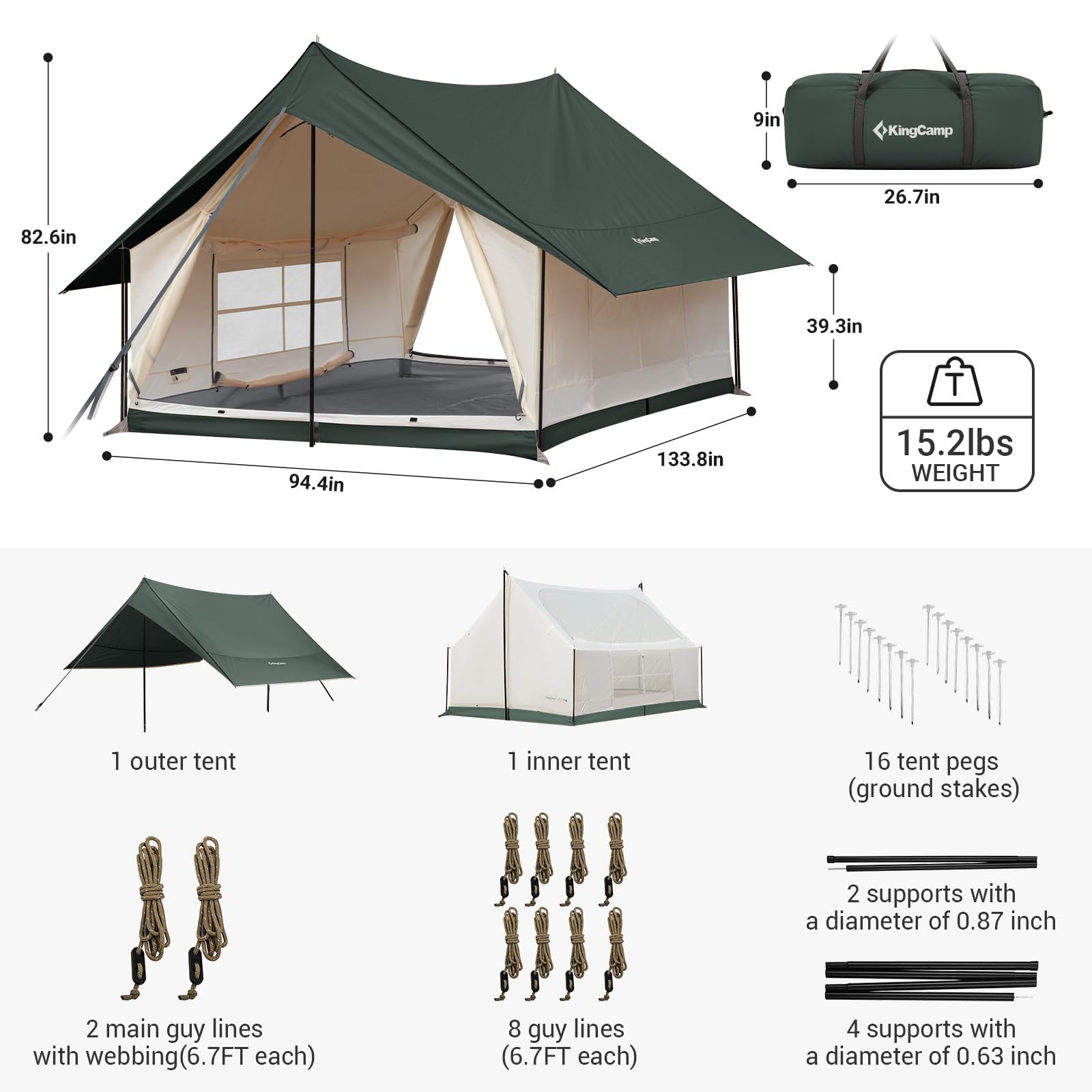 kingcamp-mountain-in-c2-cabin-wall-scout-tent image 4