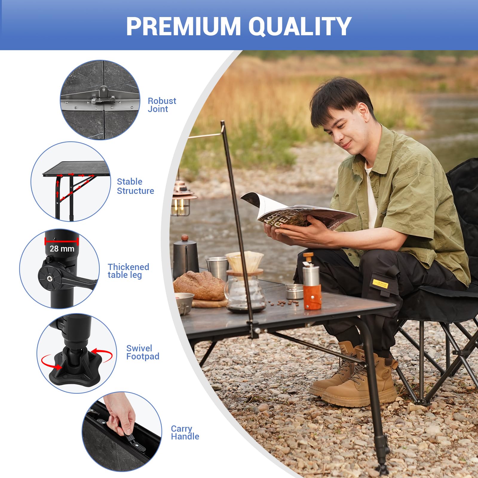 kingcamp-meteoritem-p10-fiberglass-camping-table-with-sliding-rail-system image 4