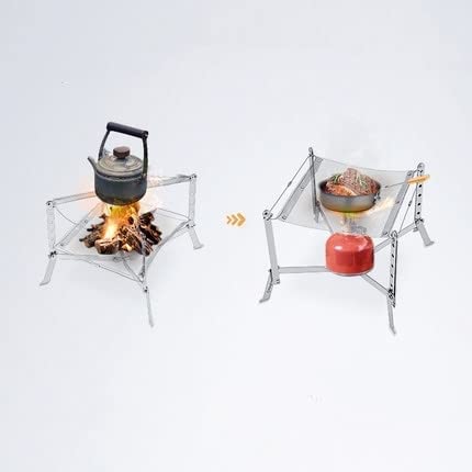 kingcamp-folding-campfire-grill-portable-iron-fire-pit-camping-cooktop-with-carr image 4
