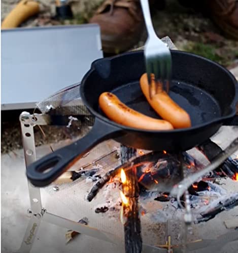 kingcamp-folding-campfire-grill-portable-iron-fire-pit-camping-cooktop-with-carr image 8