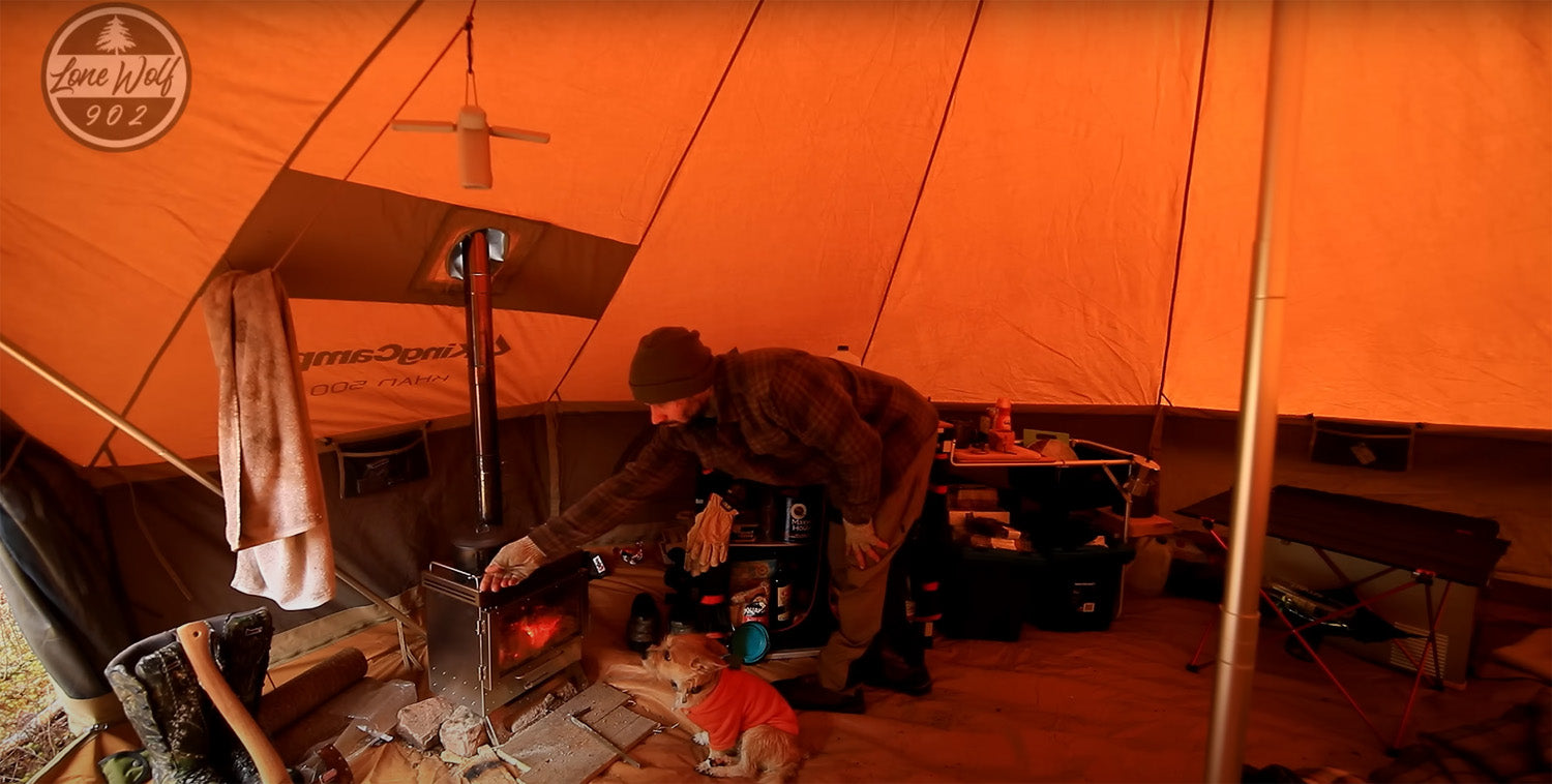 kingcamp-4-season-khan-340gsm-tc-canvas-bell-tent-13ft-16-4ft image 5